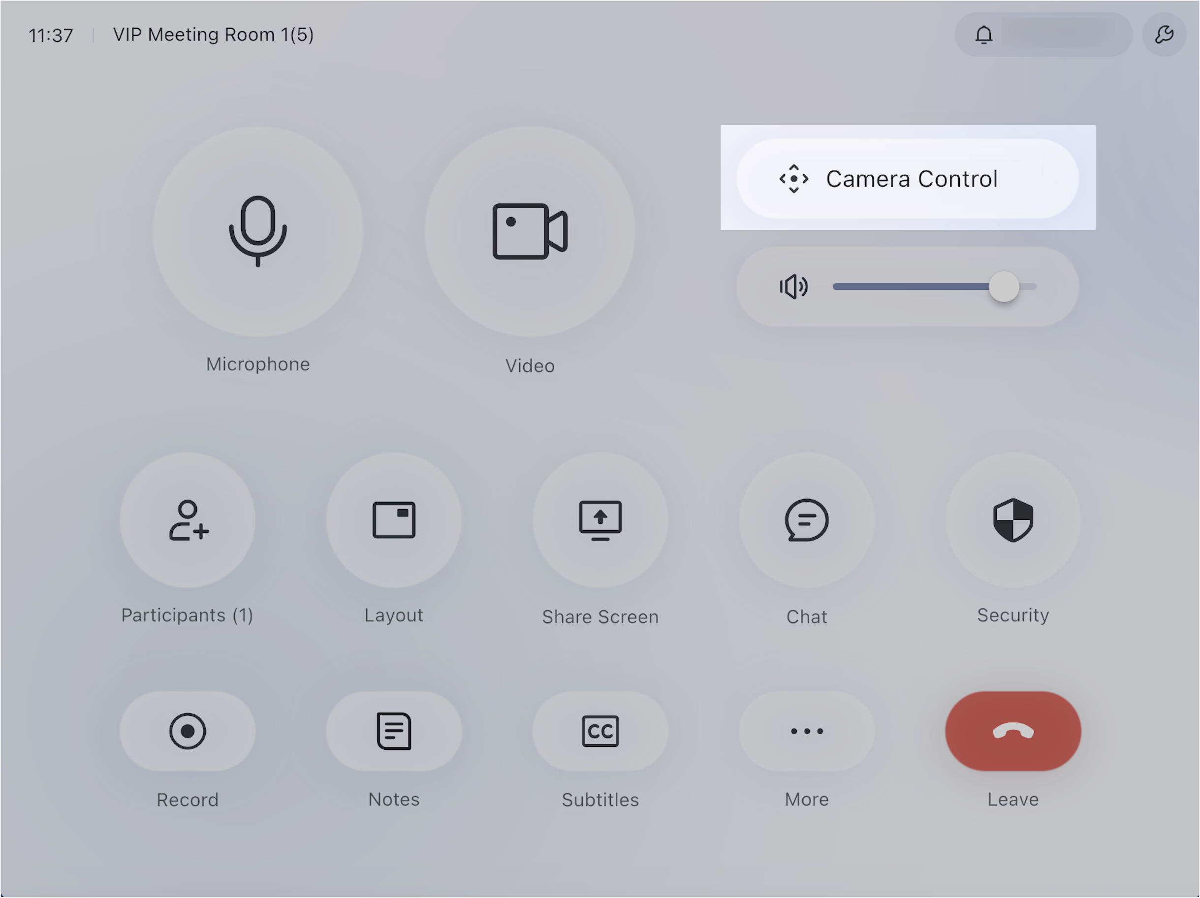 Switch cameras during a meeting