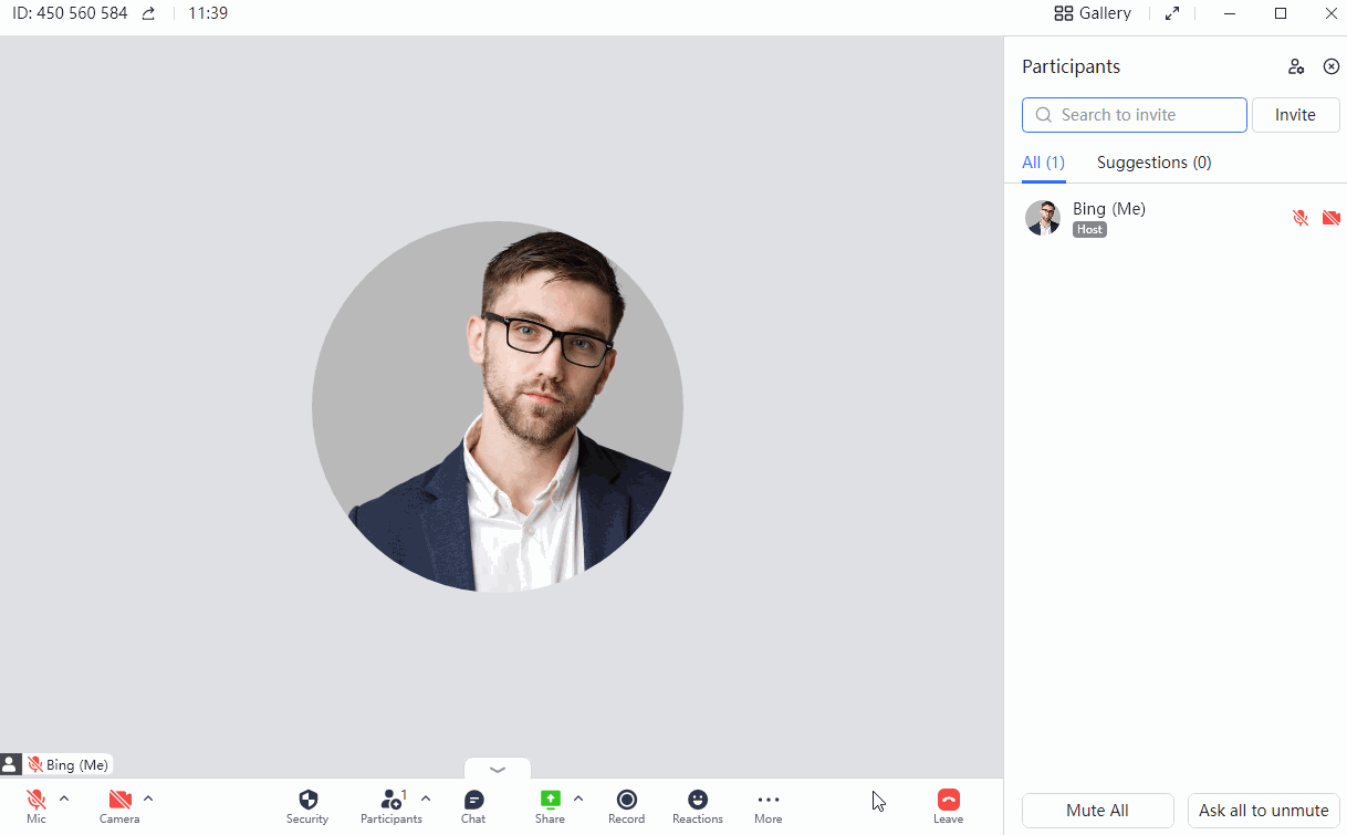 START A VIDEO MEETING OR CALL SOMEONE visual data 6