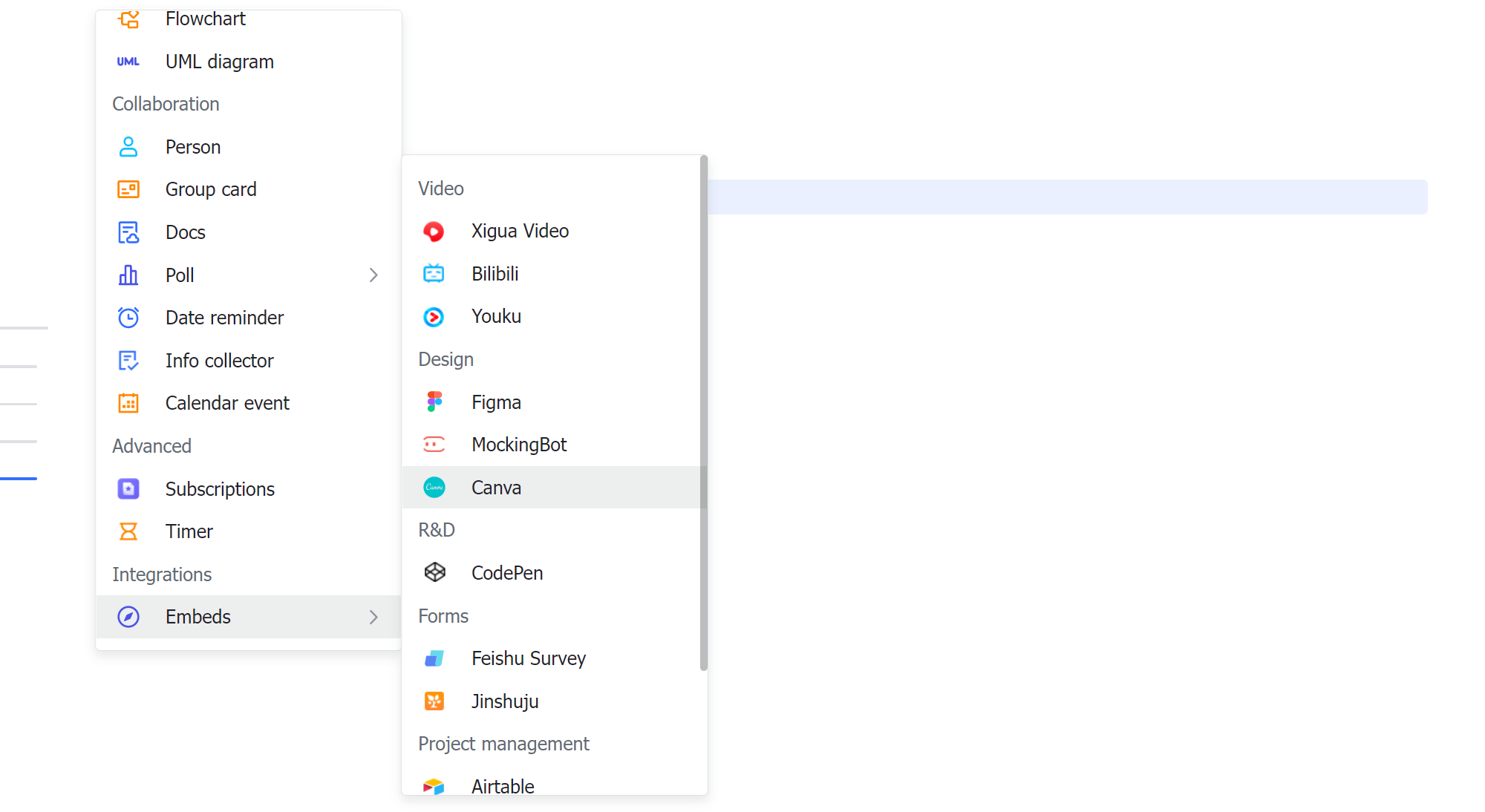 Embed Canva in Docs