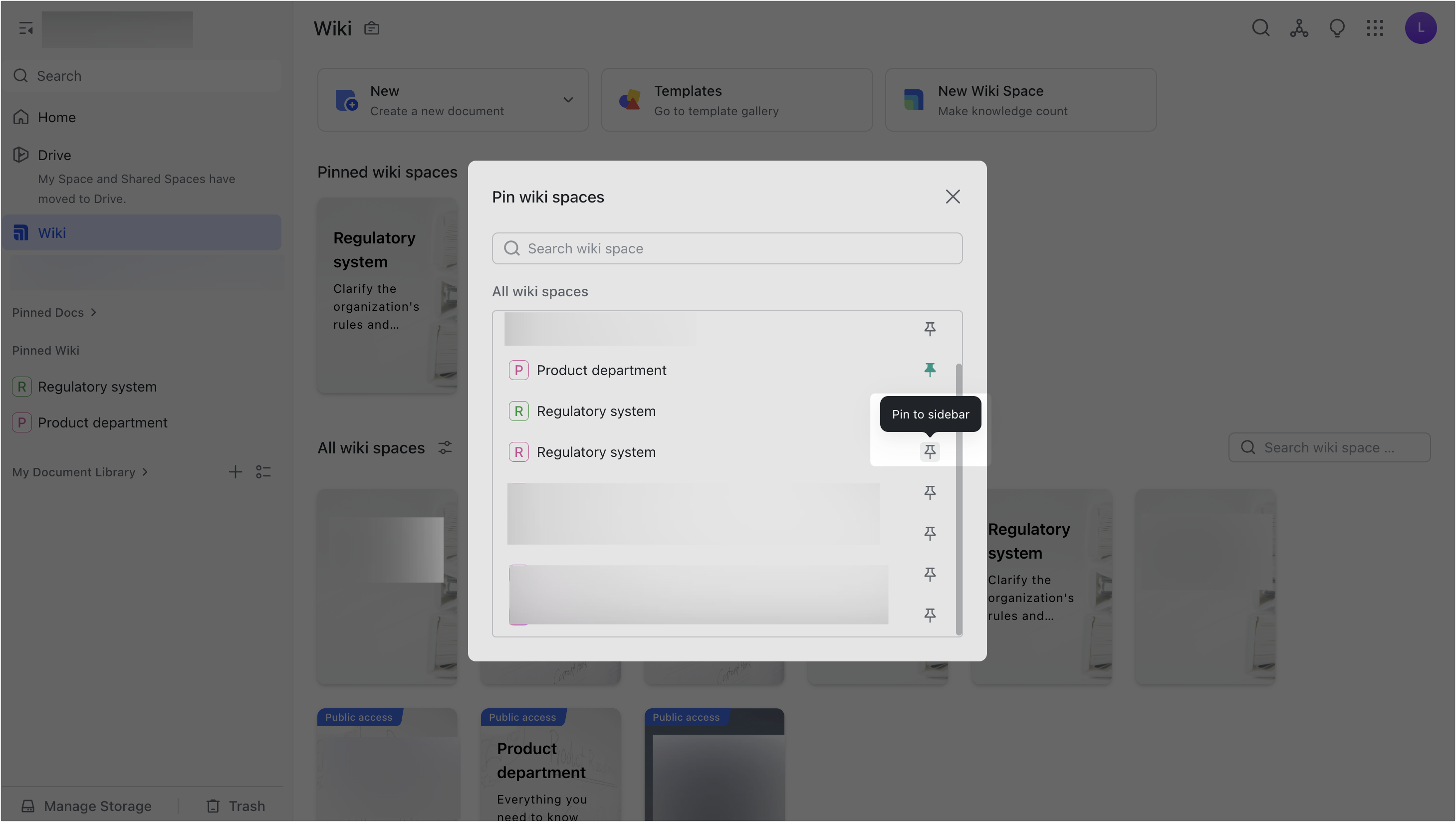 Batch actions for wiki space pages