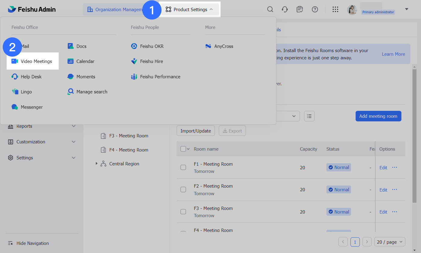 Admin | Manage Minutes files