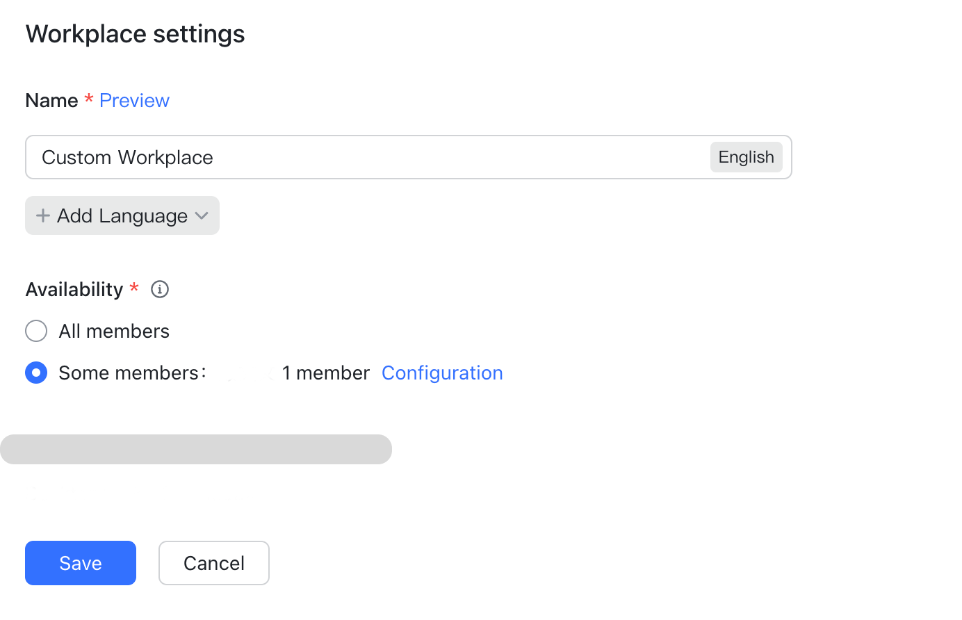 Publish and enable a Custom Workplace