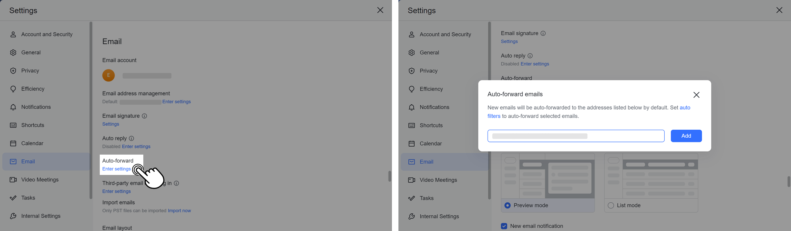 Autoforward emails to Zendesk