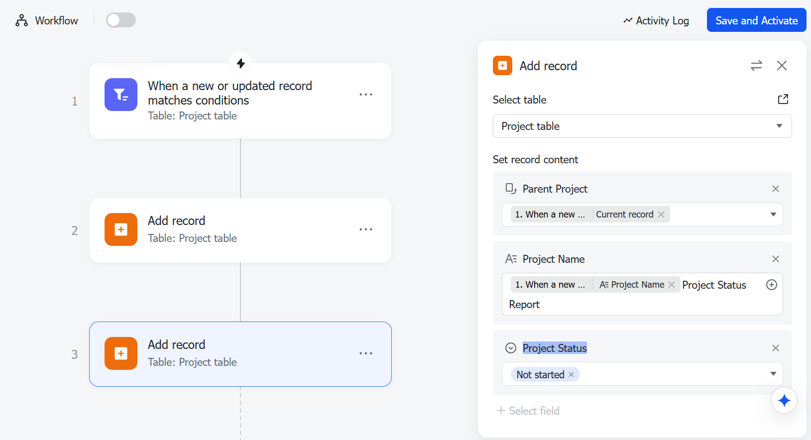 Base best practices: Configure link fields in workflows and automations