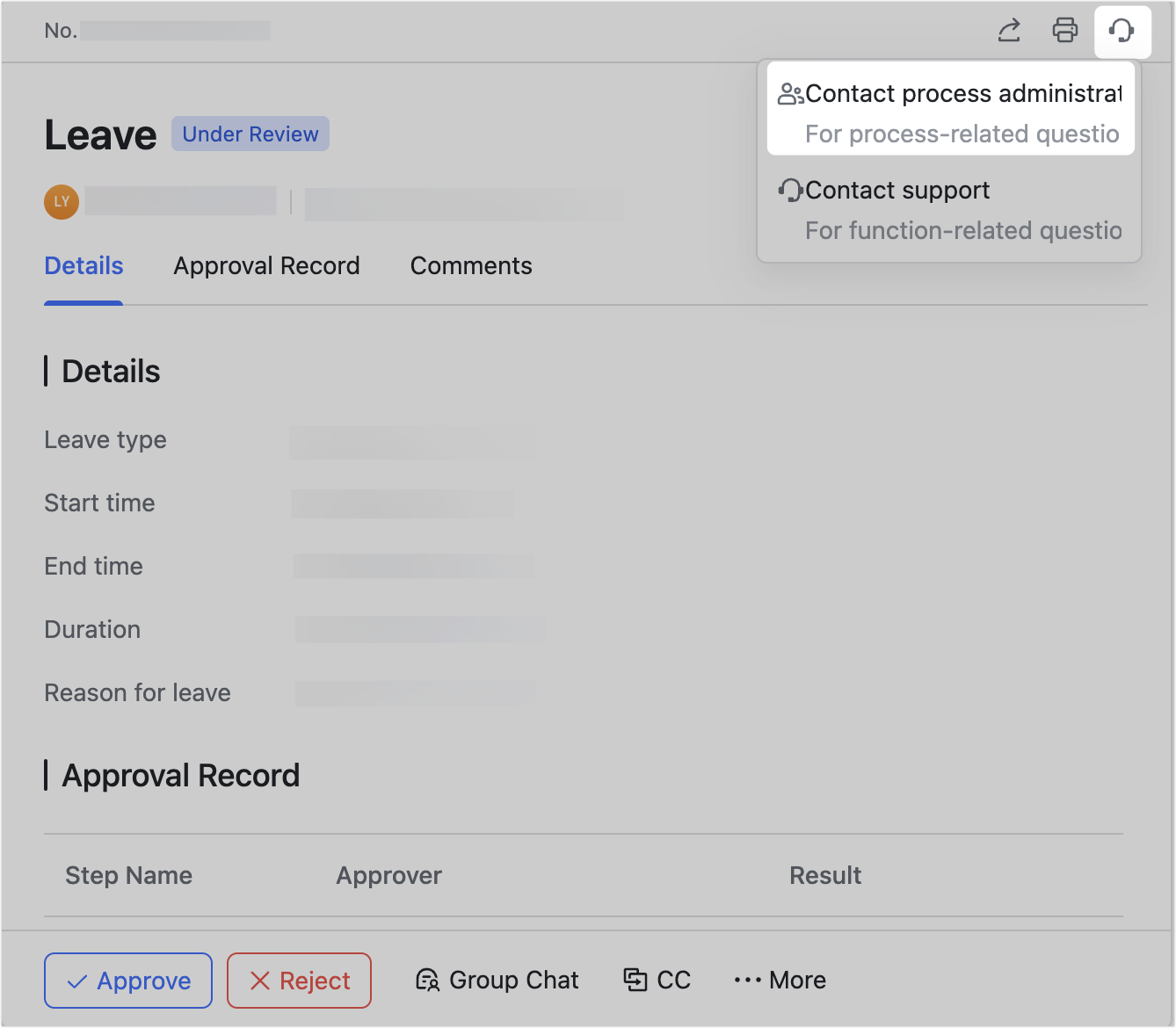 Contact administrators