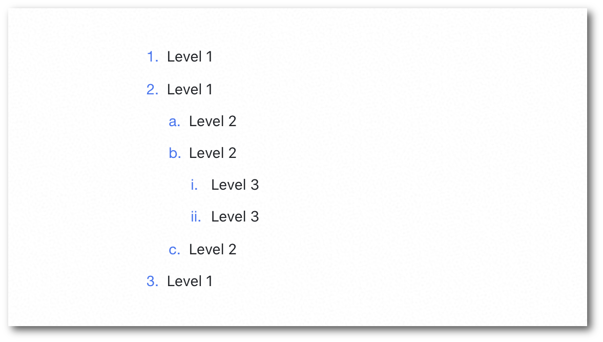 Use Numbered And Bulleted Lists In Docs