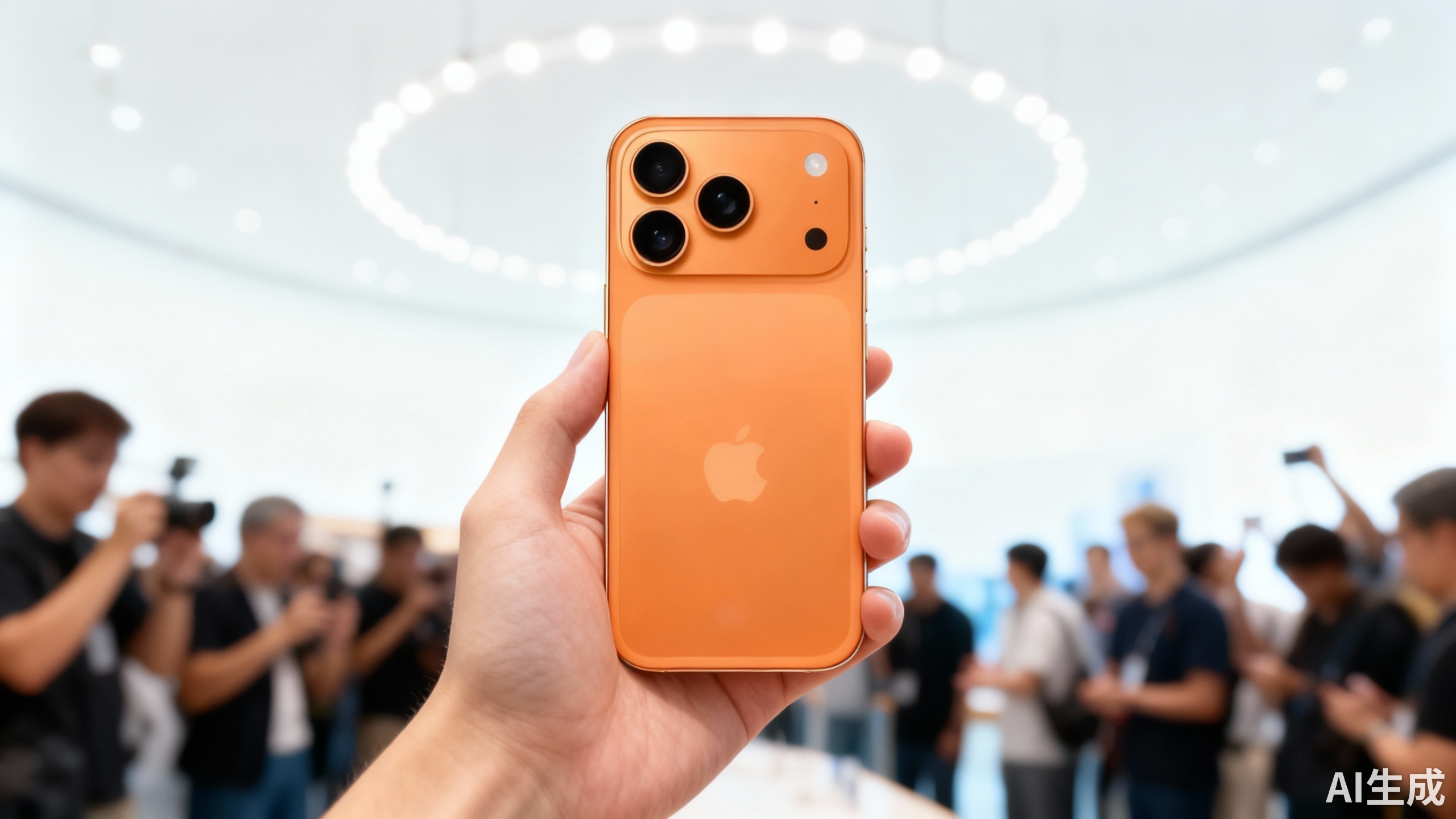 🤳生成iPhone17Pro手持实拍图