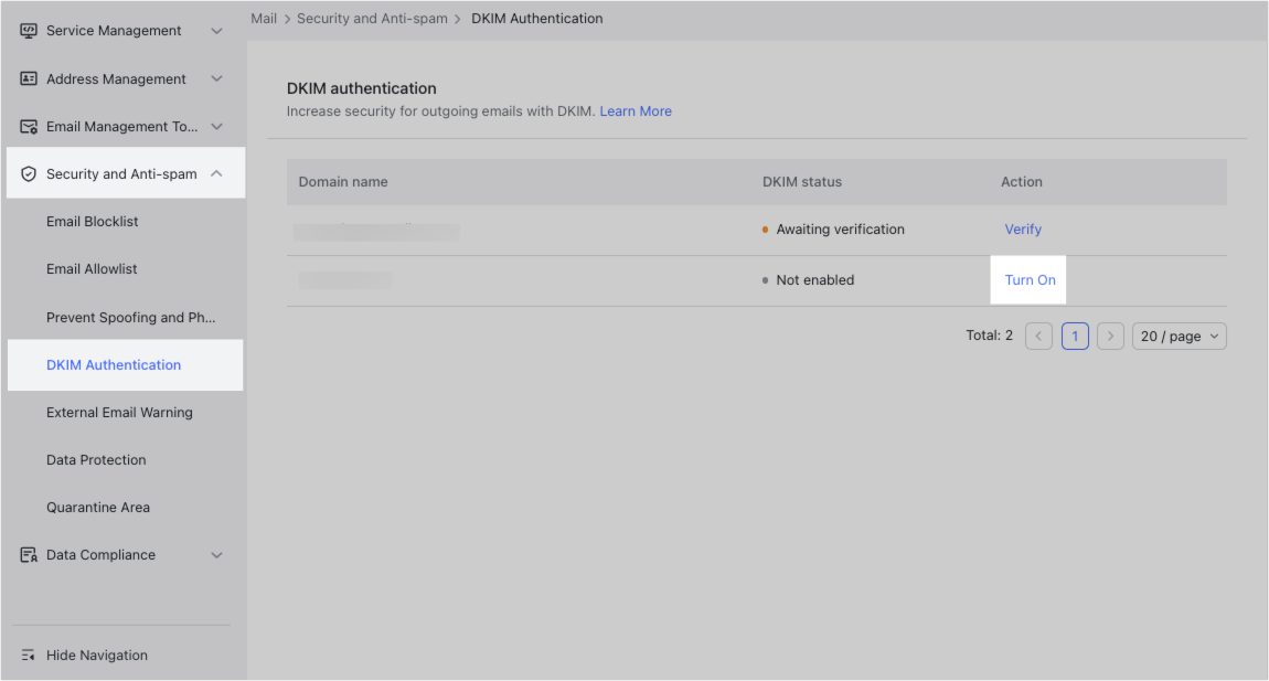 admin-configure-dkim-email-authentication