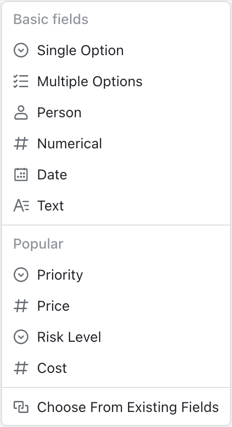 Use custom fields in Task List