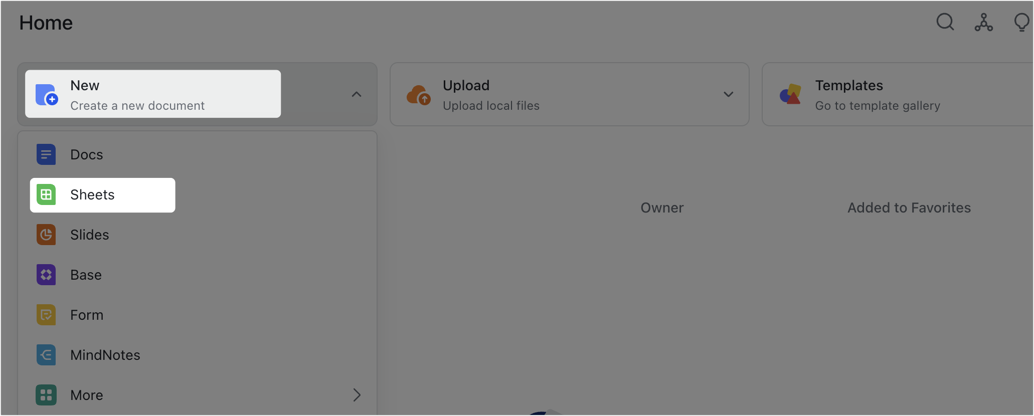 Get started with Sheets
