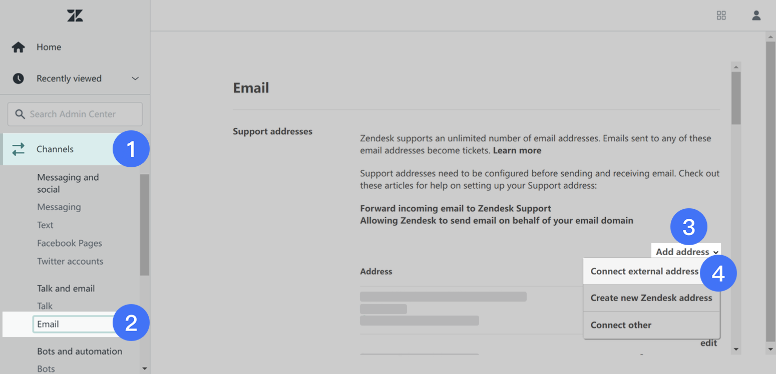 Autoforward emails to Zendesk