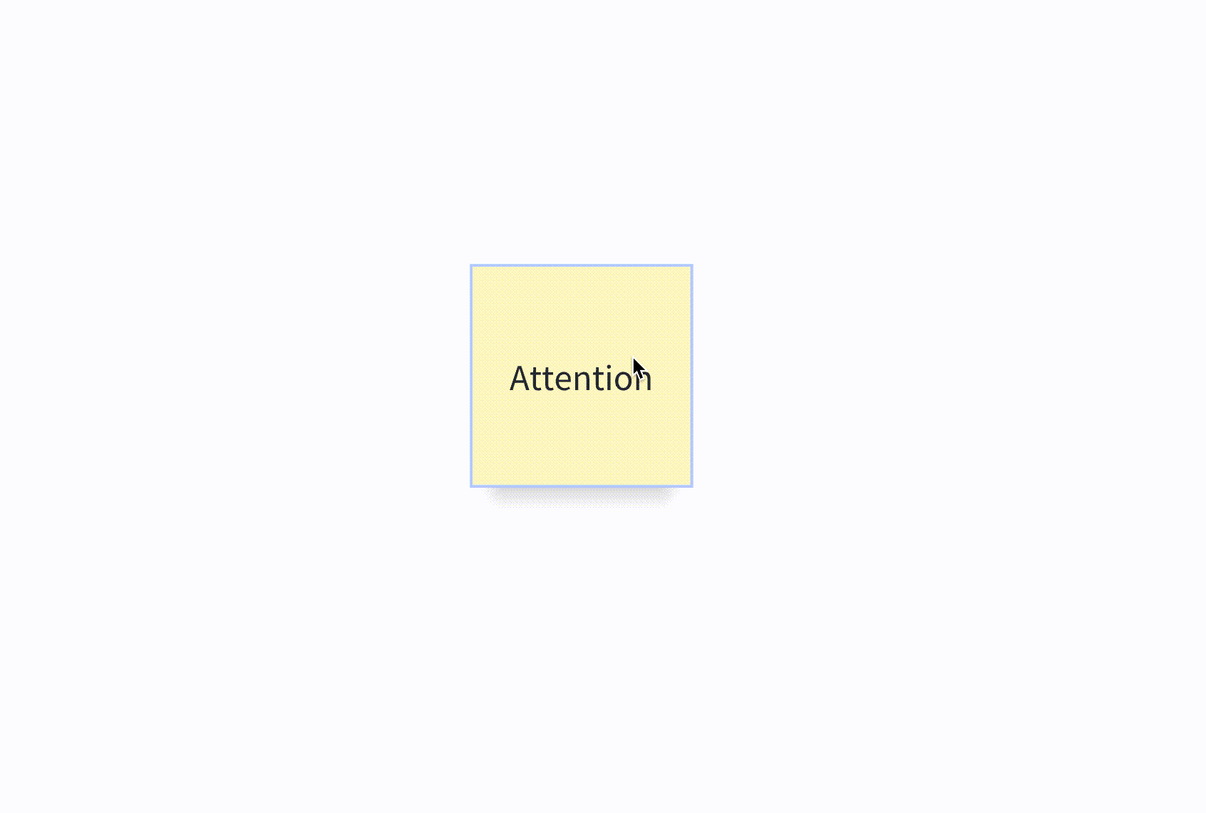 Insert sticky notes to a board