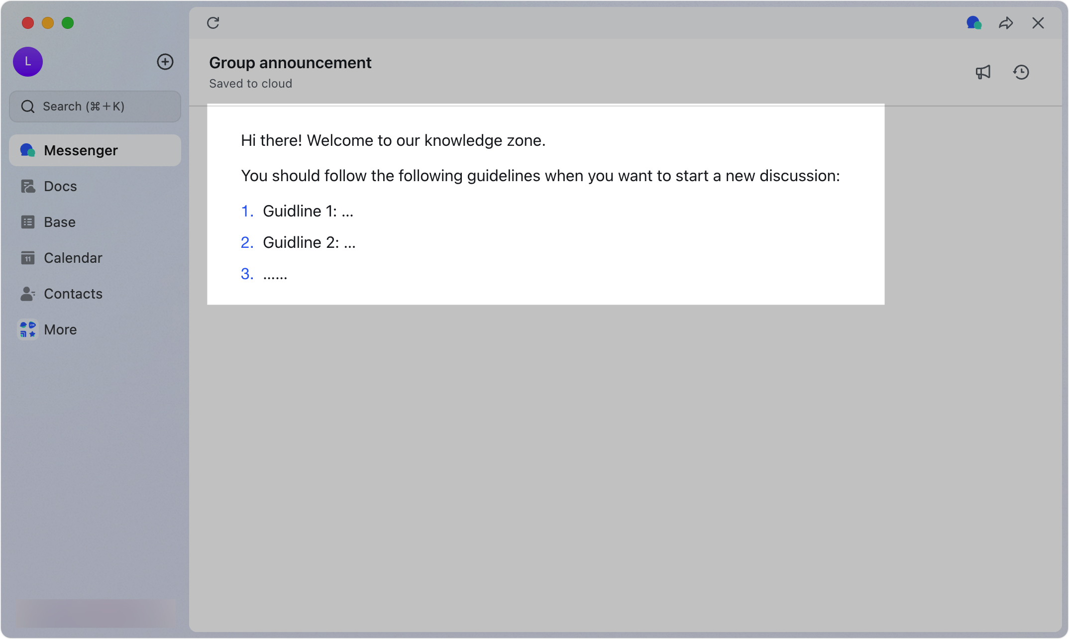 Introducing topic groups to group owners