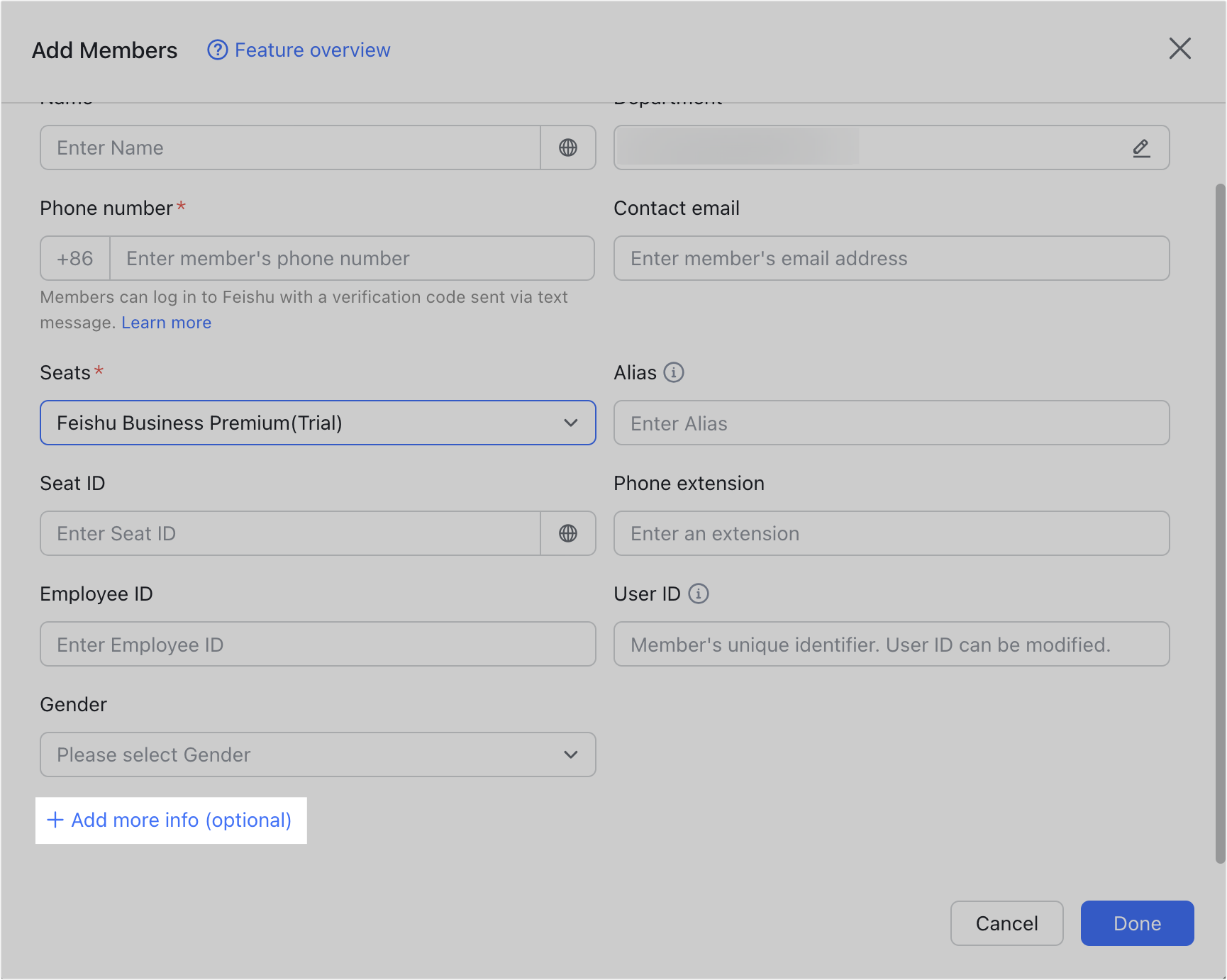 Admin | Customize workforce types