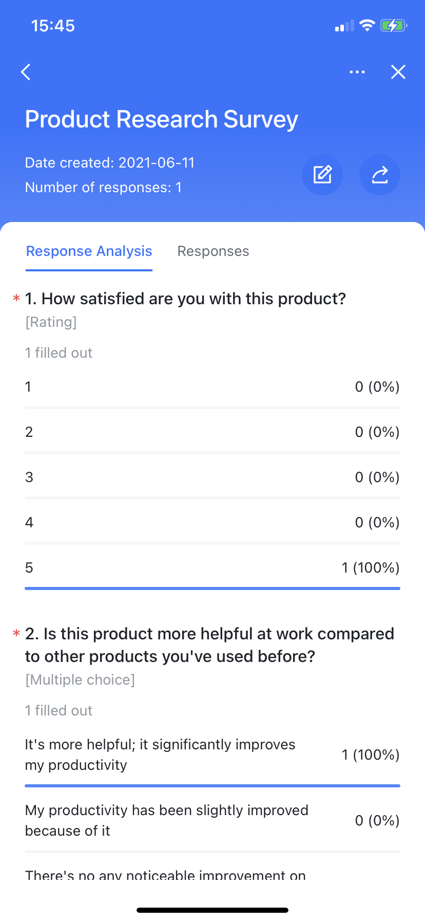 Use Feishu Survey on mobile