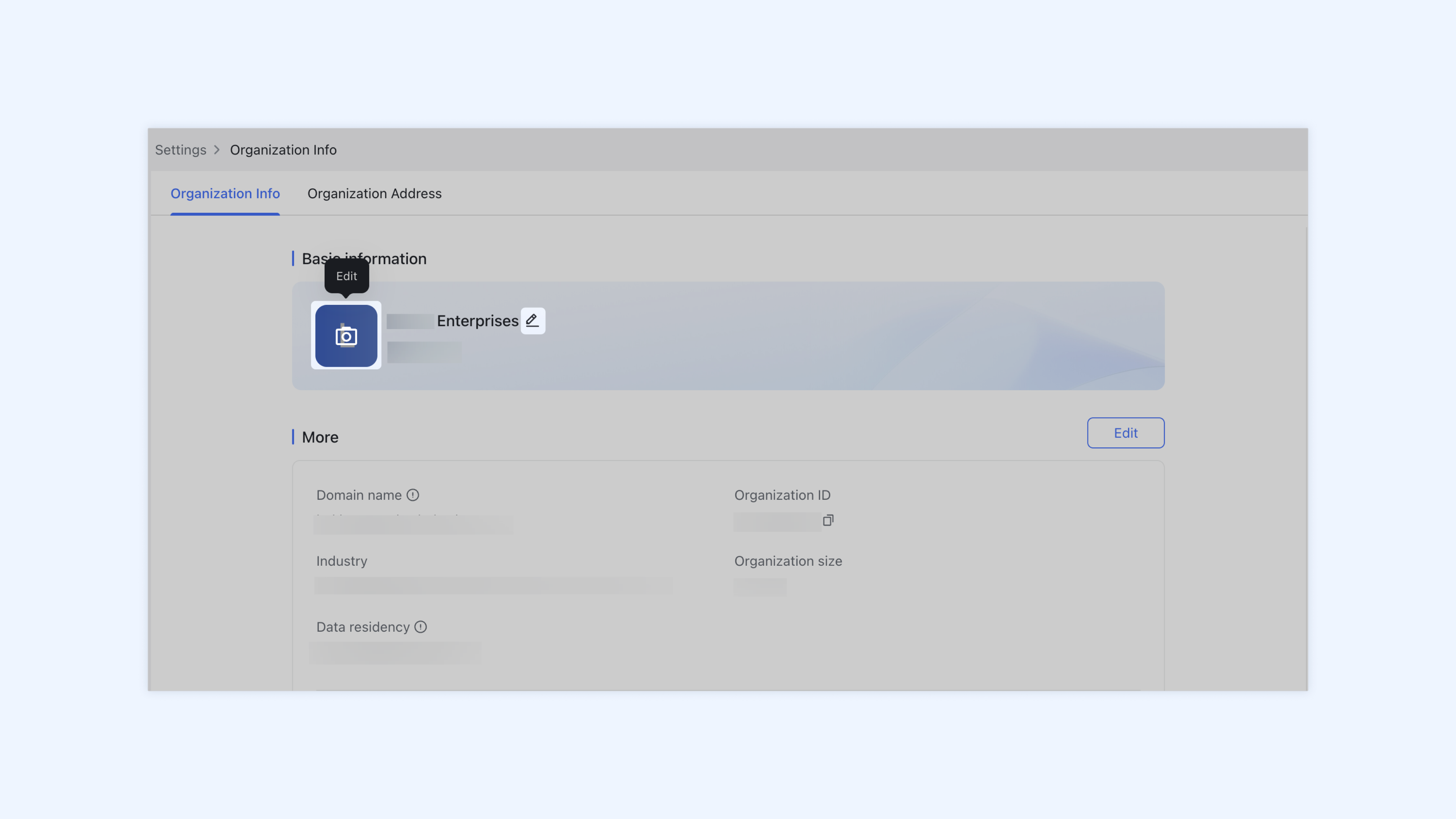 Step 2: Configure basic settings of your organization