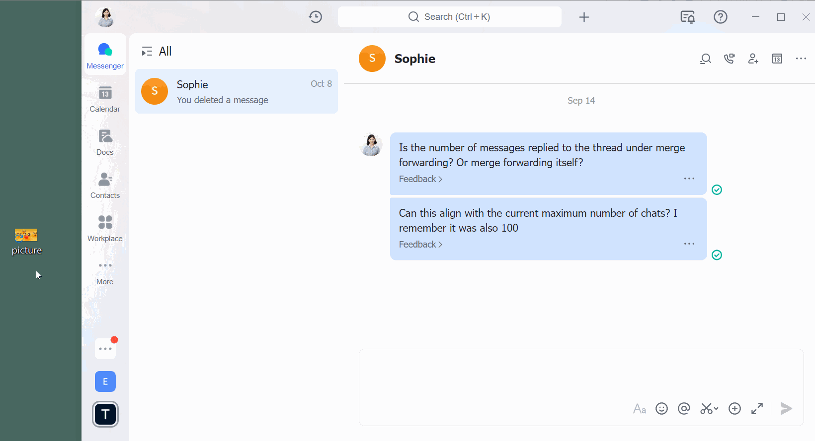 V5.22 Use thread replies to create focused and productive discussions ...