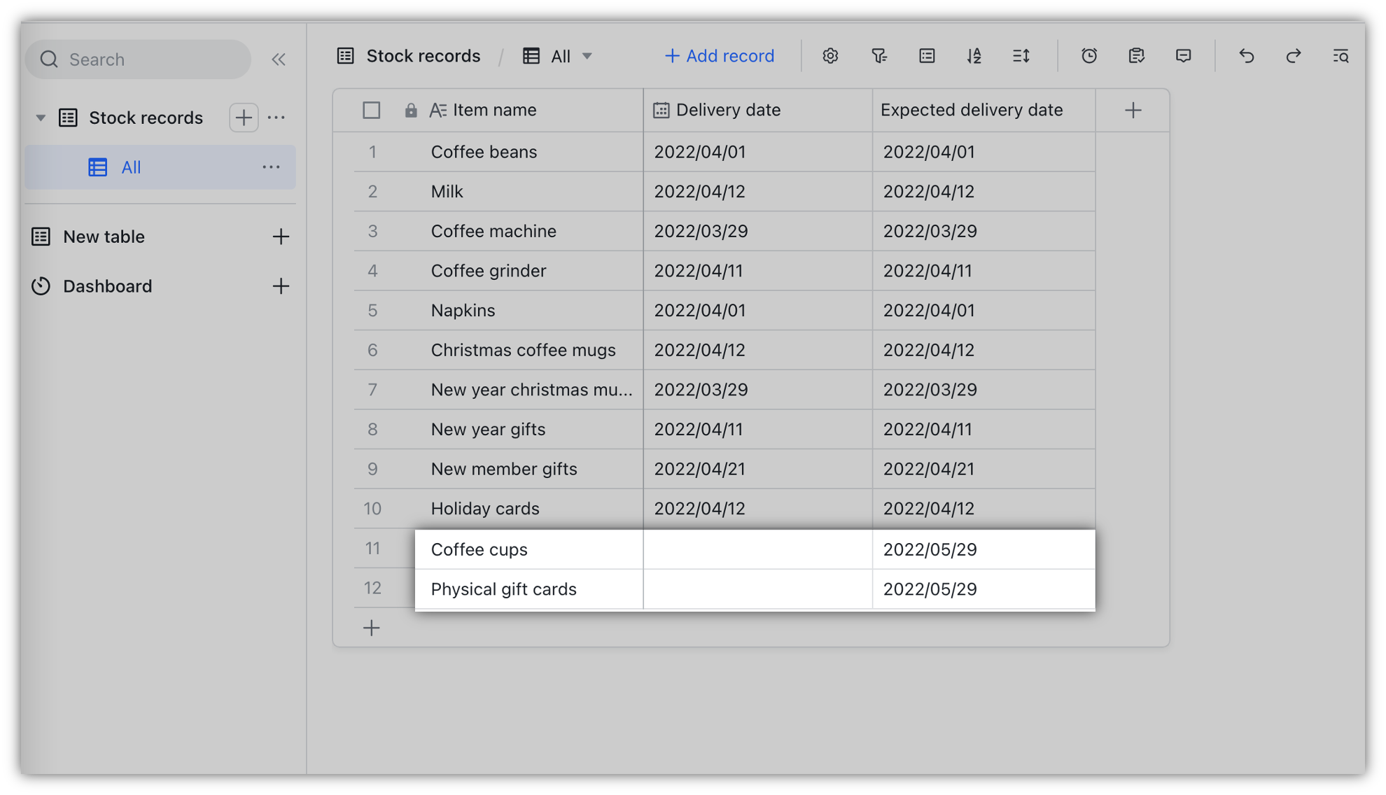 Use the ISBLANK and IFBLANK functions for Base