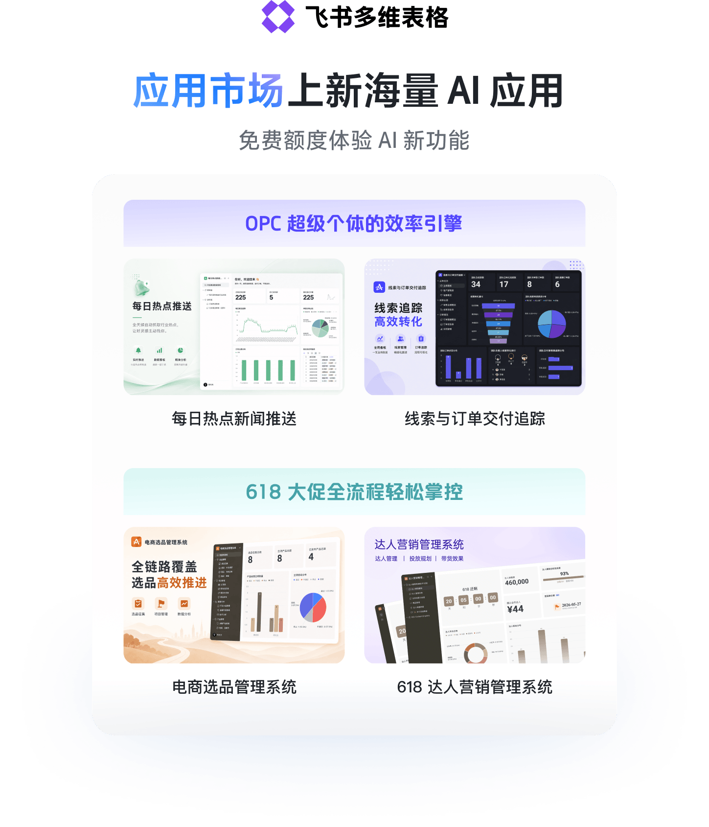 飞书多维表格,购买咨询
