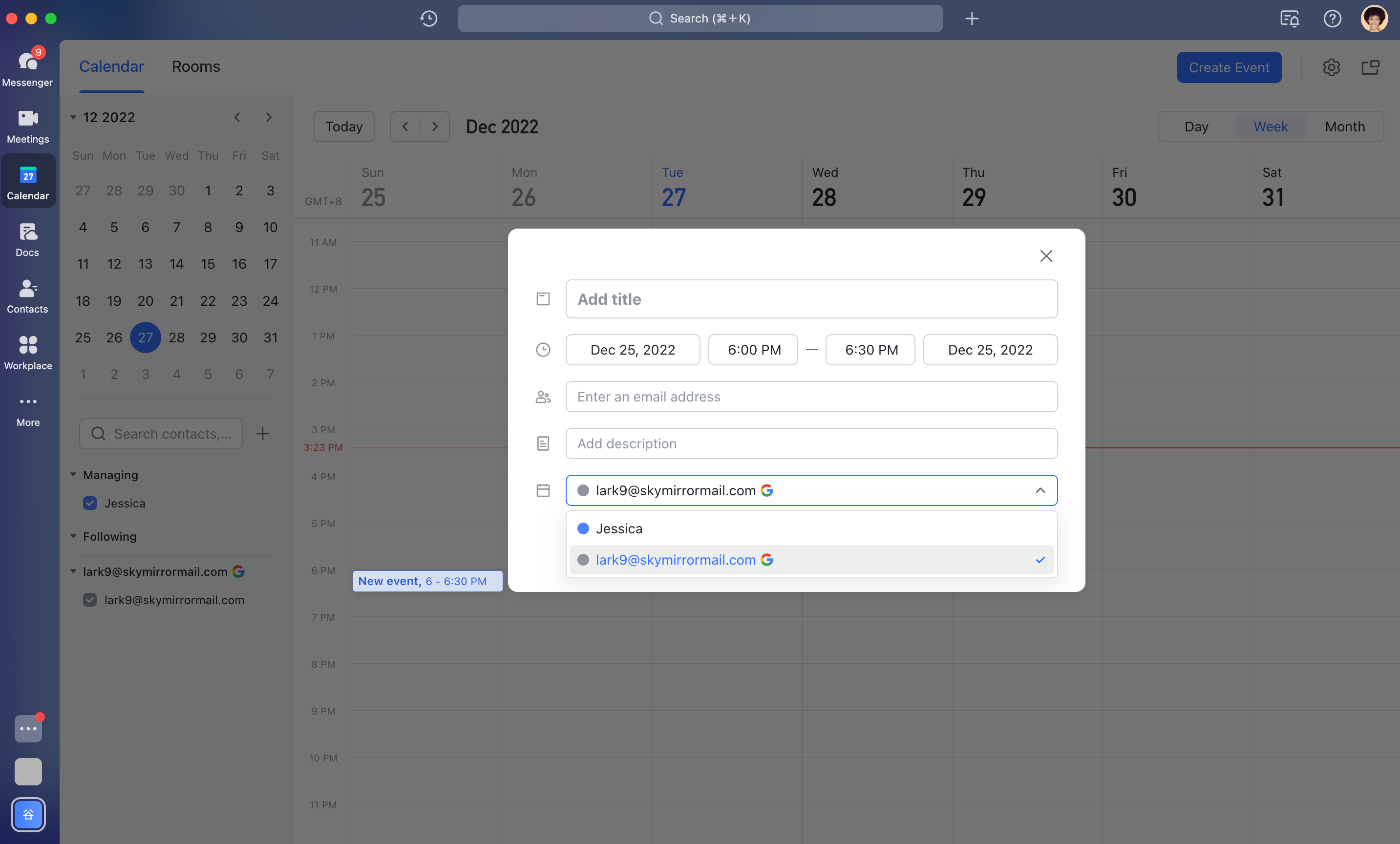 Feishu and google calendars two way sync guide