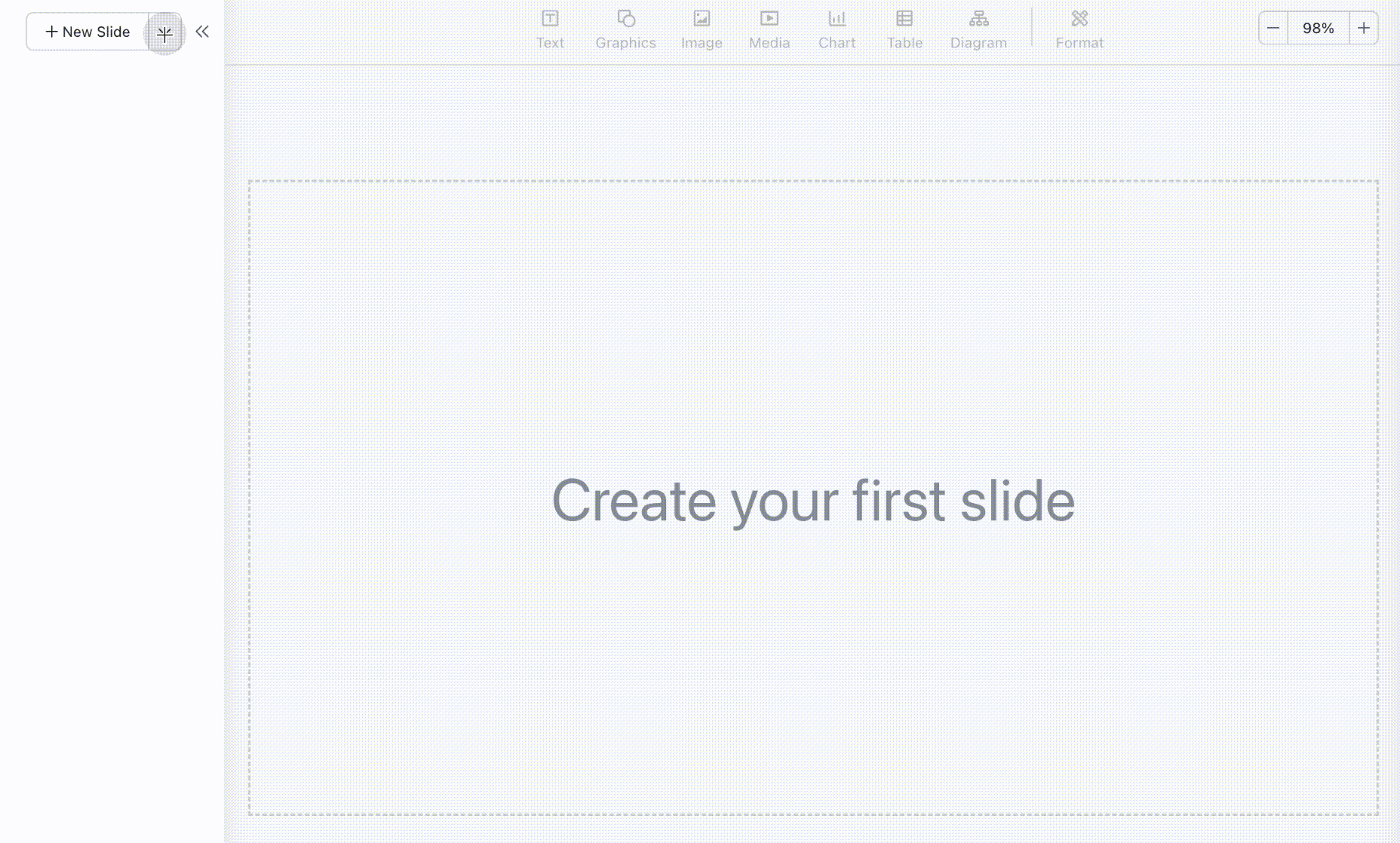 Set the slide master and layout