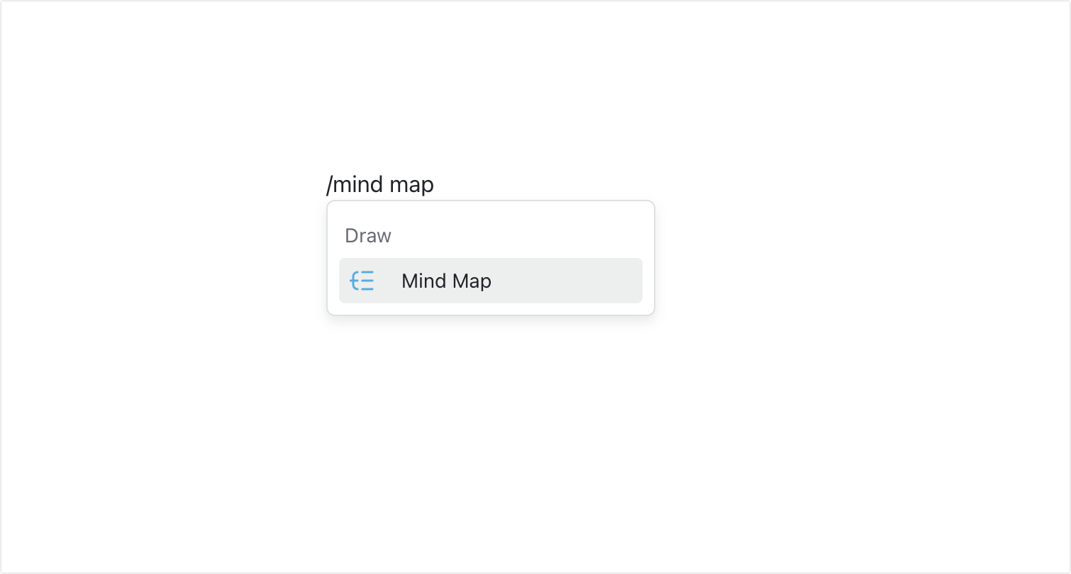Insert mind maps in Docs