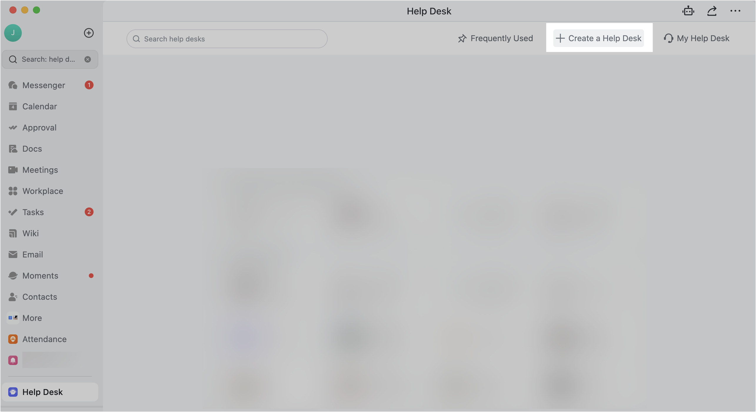 Create, update, and share help desks