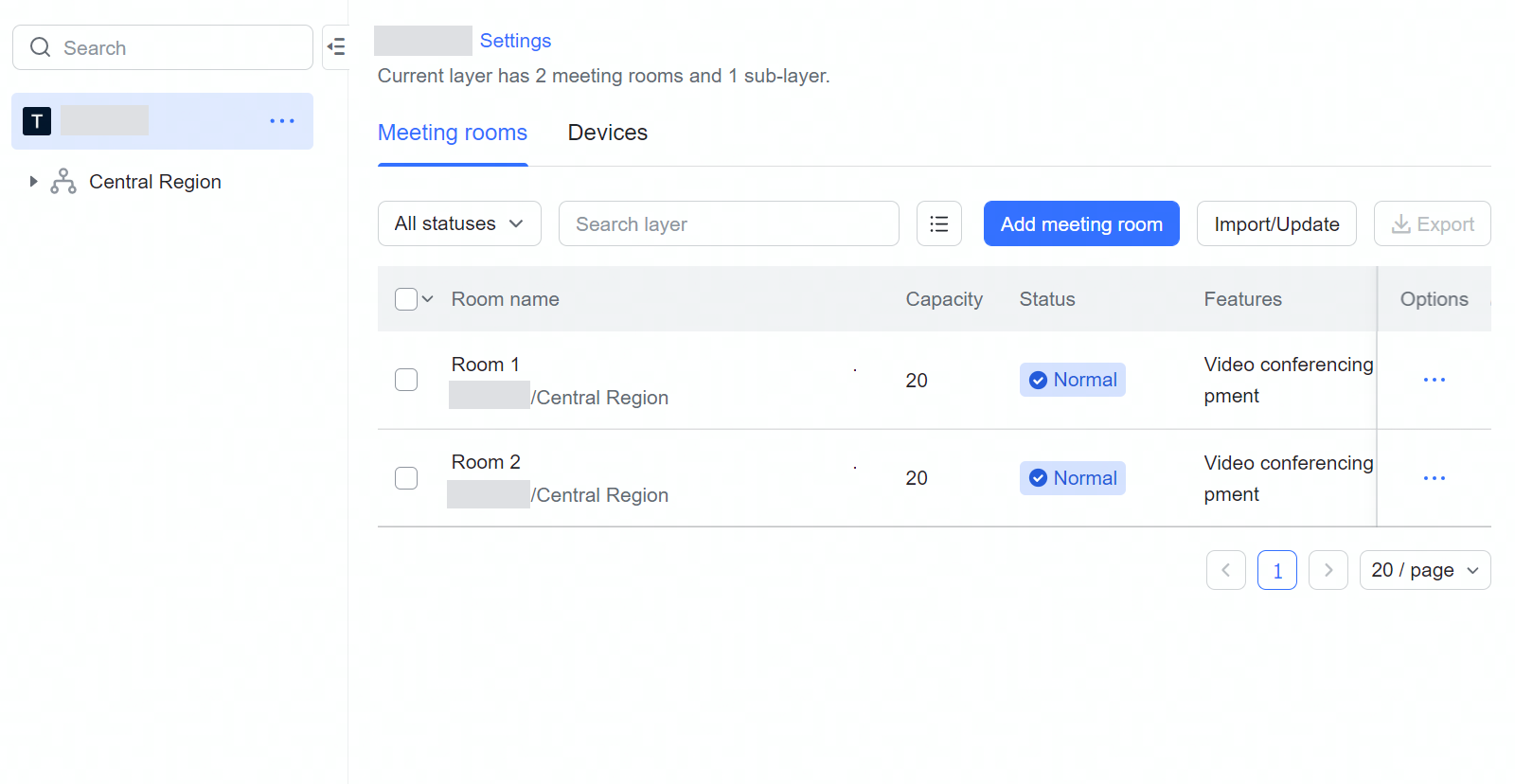 Set Up Meeting Room Management Permissions For Administrators