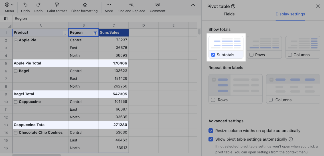 change-the-display-settings-of-pivot-tables