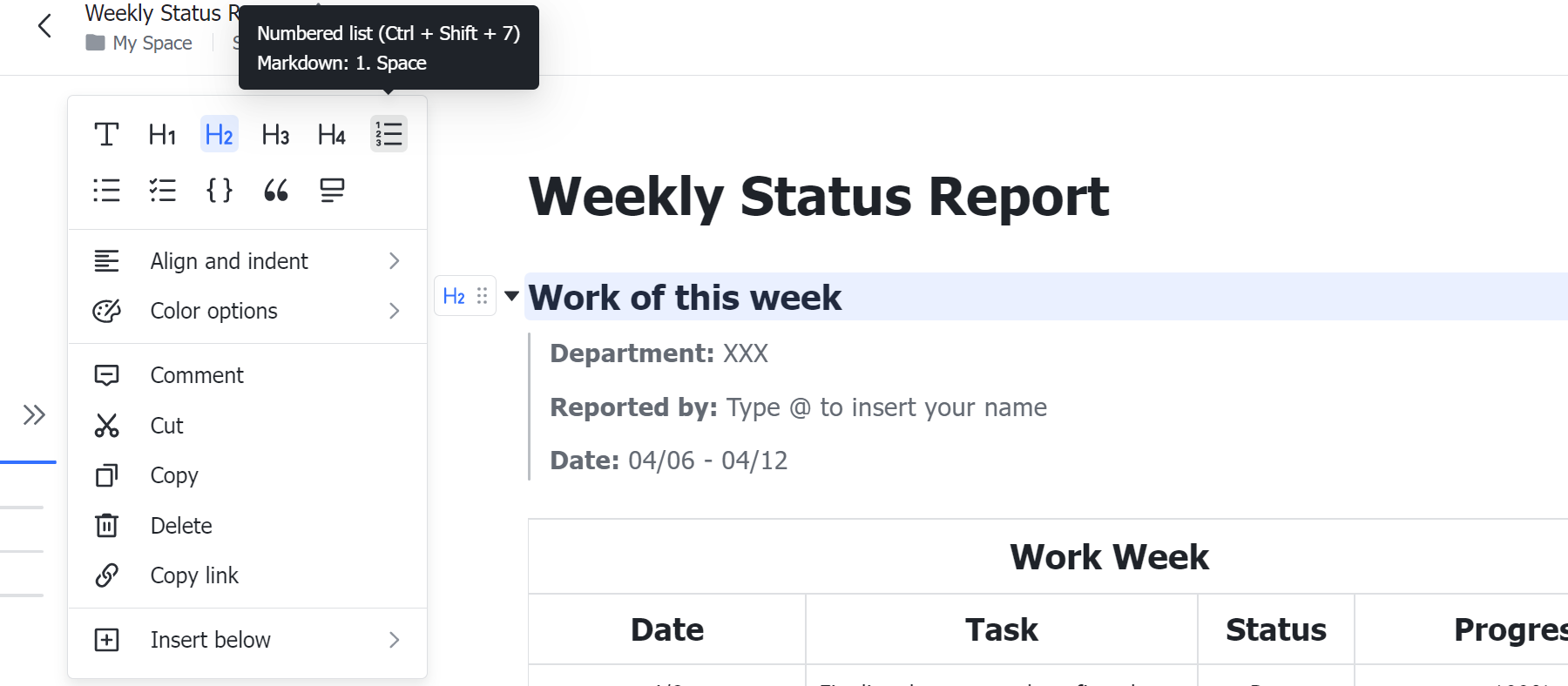 set-headings-to-a-numbered-list-in-docs