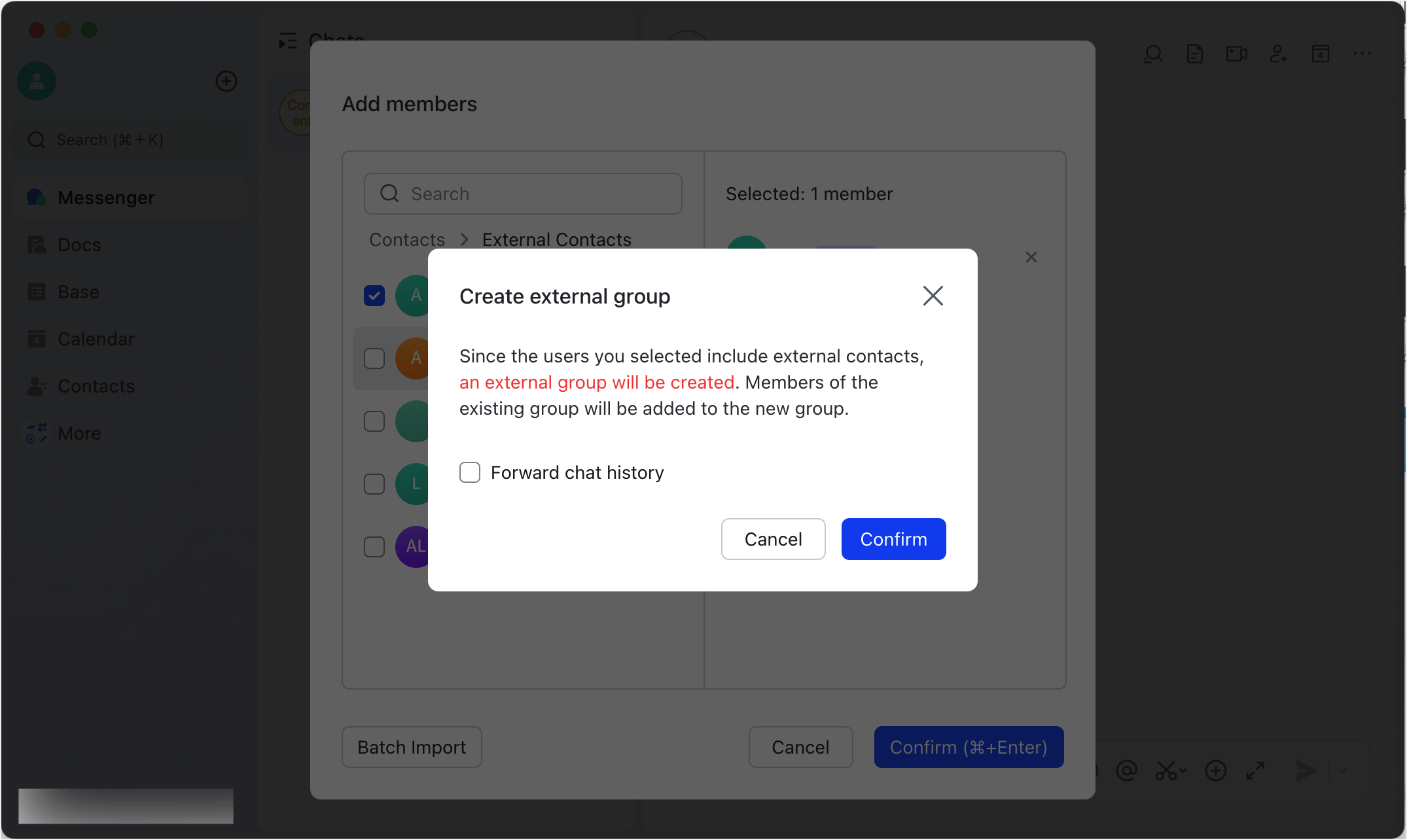 Create a group chat