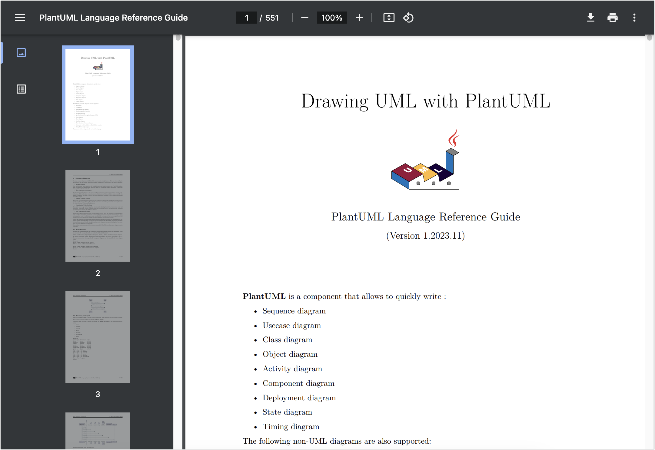Use PlantUML on a board