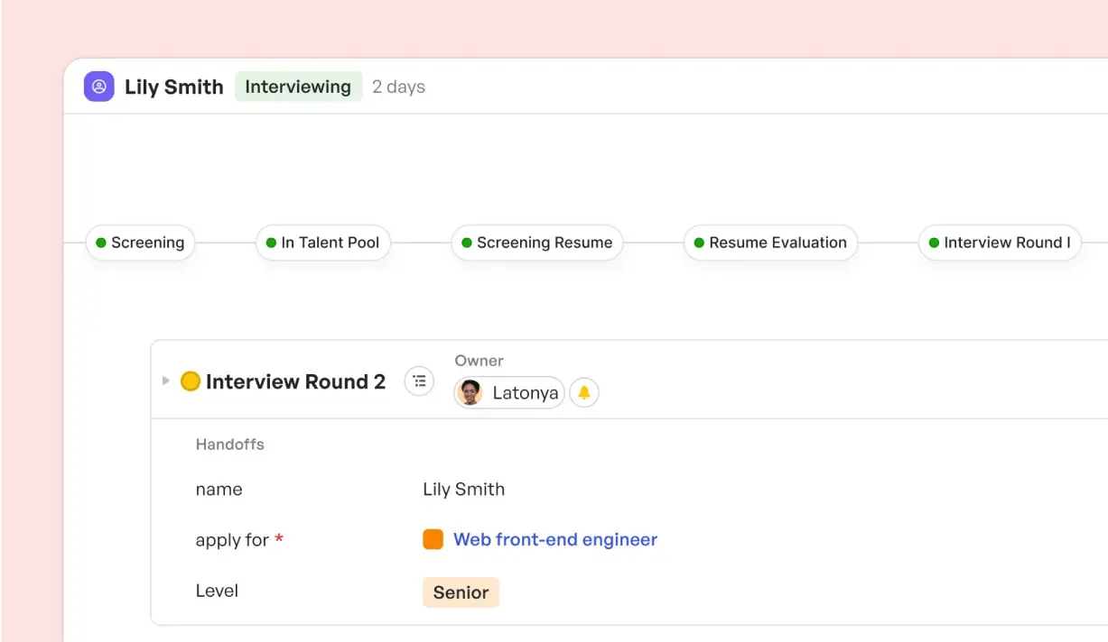 meegle recruitment management template