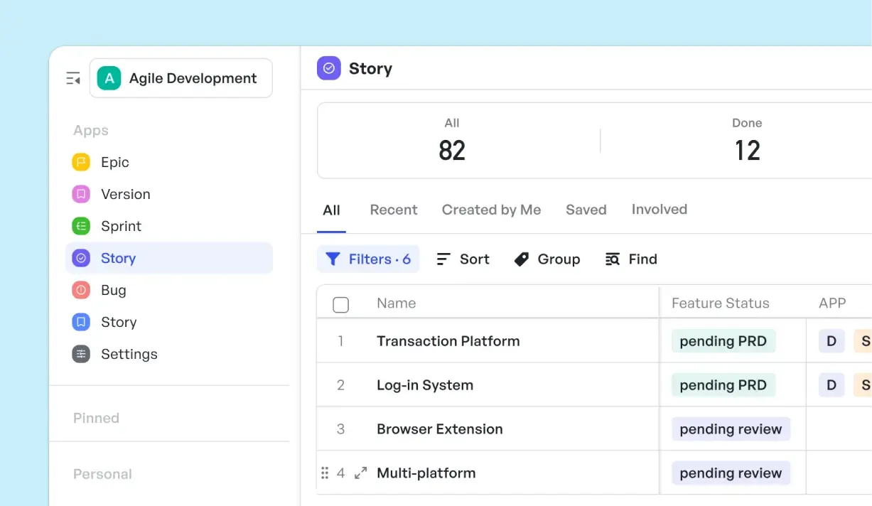 meegle agile development template