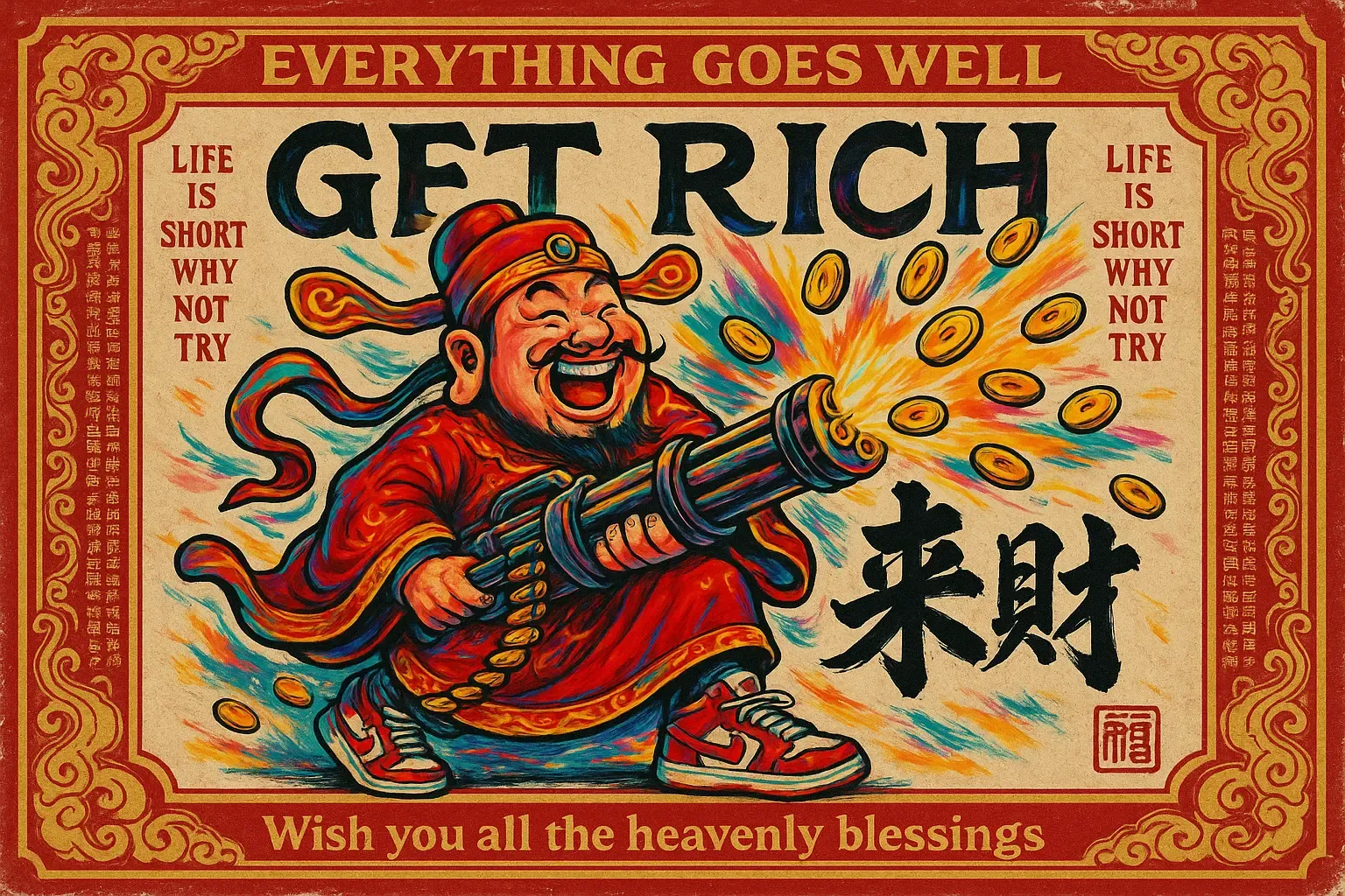 祈福玄学壁纸生成