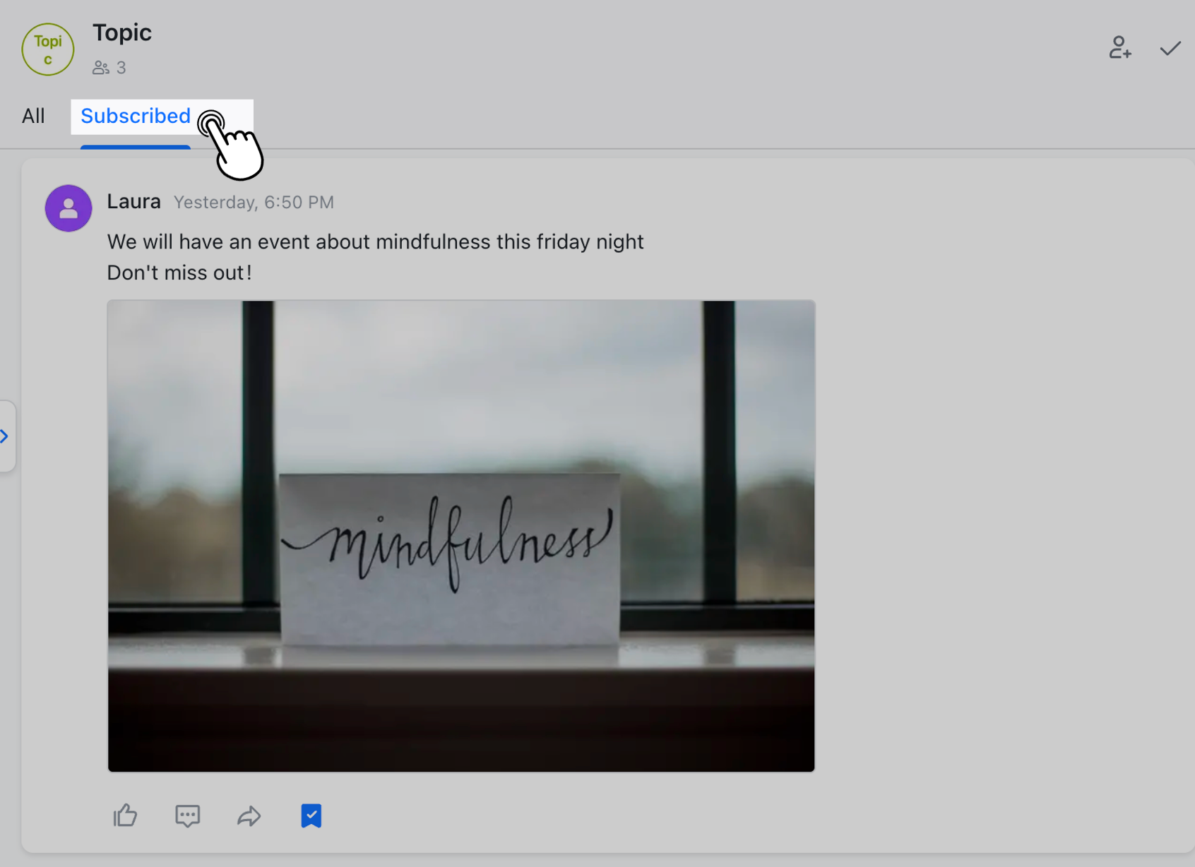 How to use topic groups?