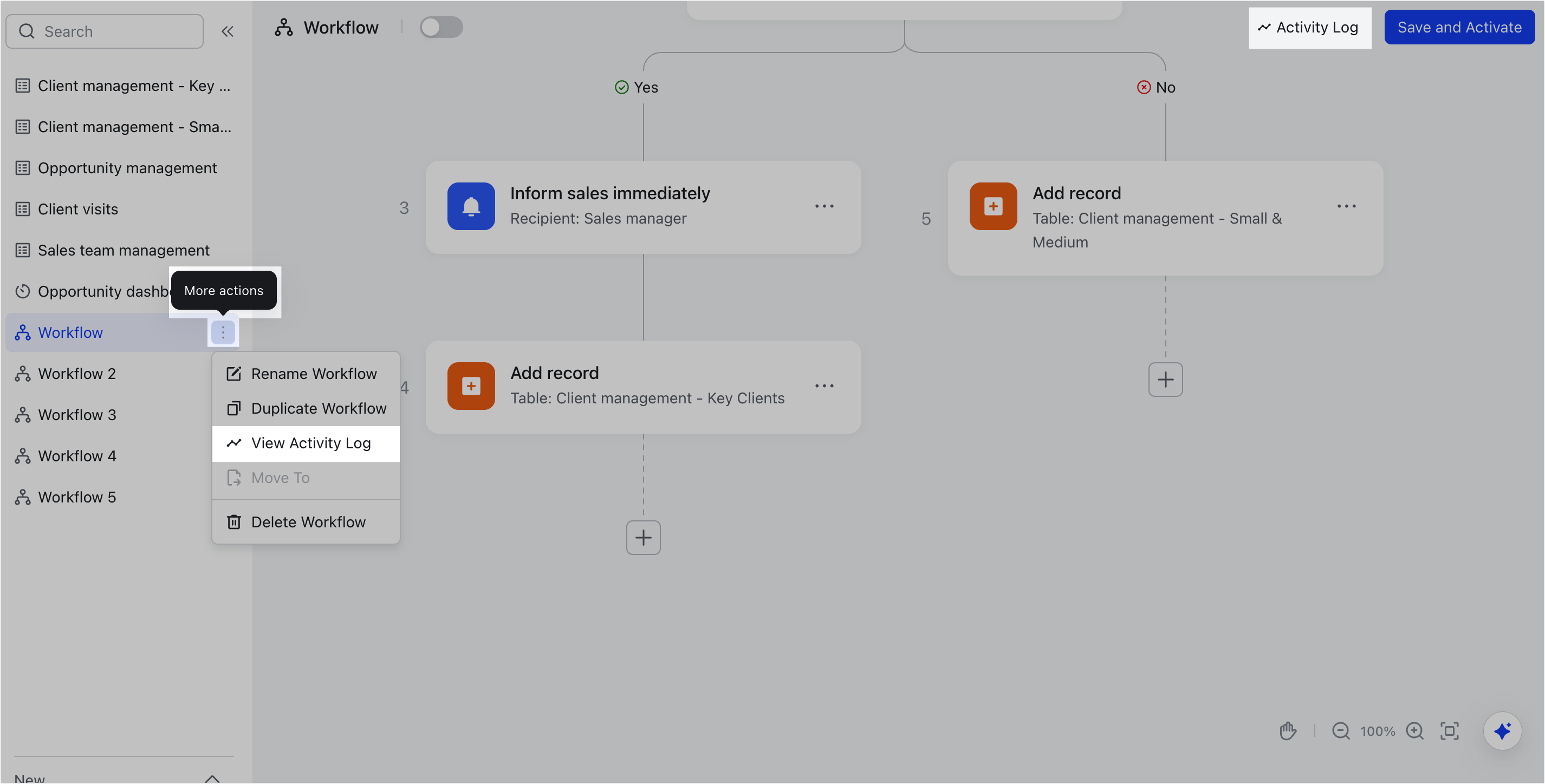 Use Base Workflow