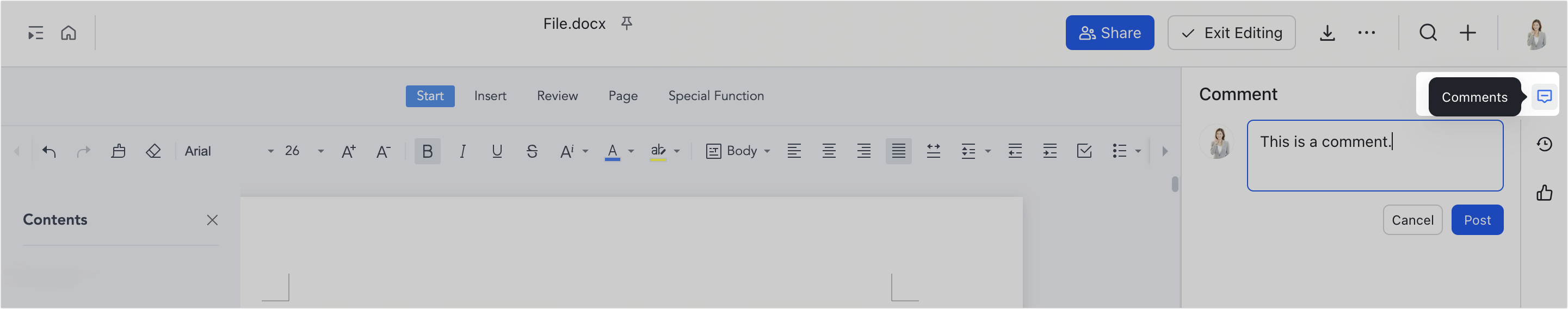 Edit common Office files in Feishu Docs