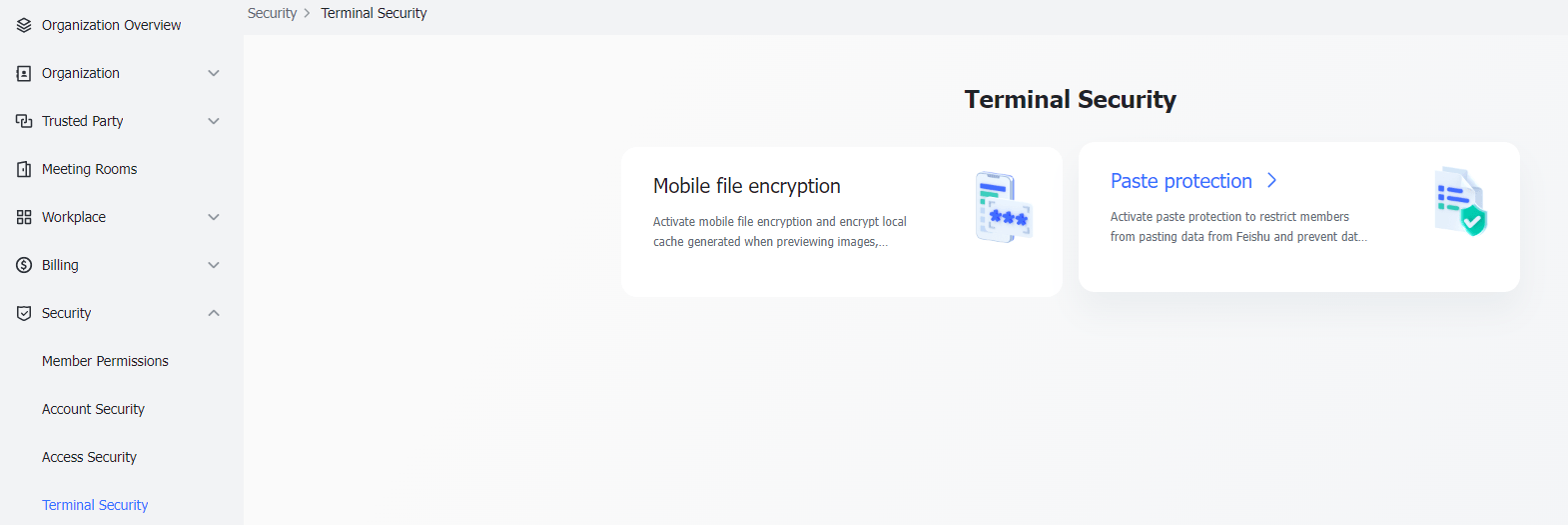 Admin | Set up paste protection