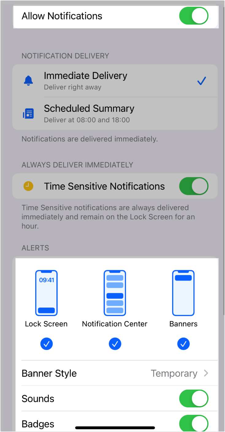 Troubleshoot video meeting notifications on iOS