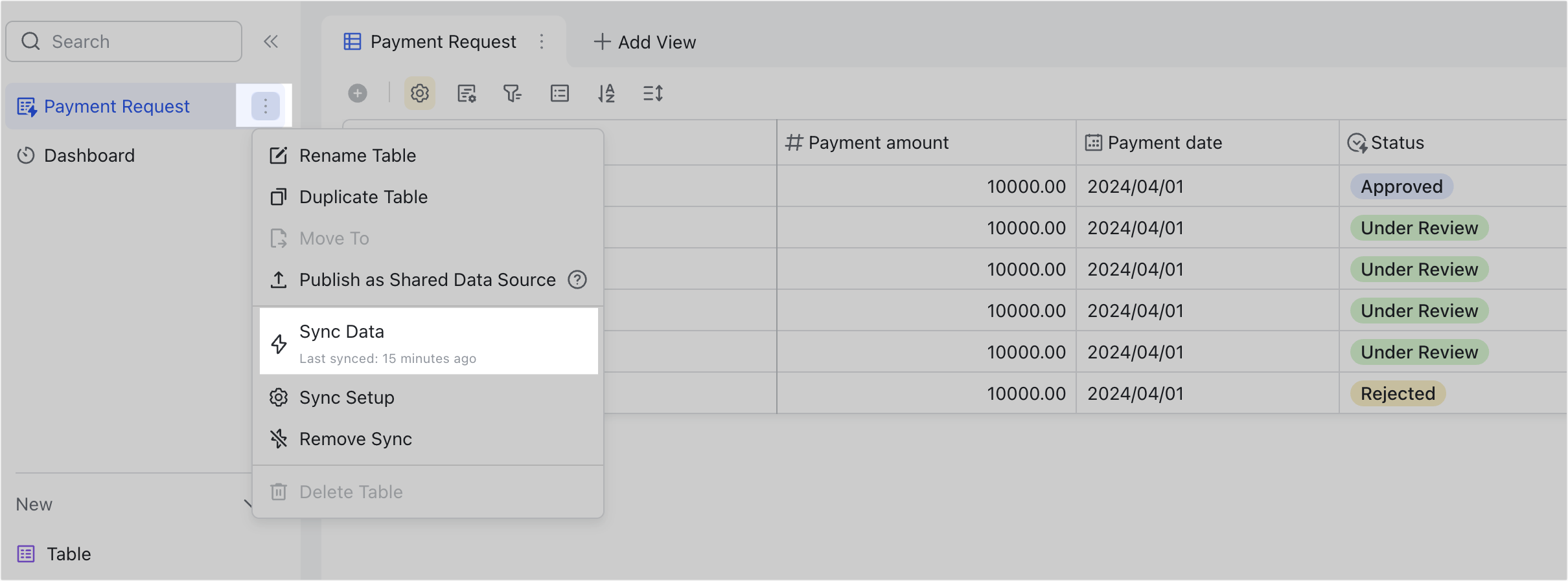 Sync data to Base from Feishu Approval