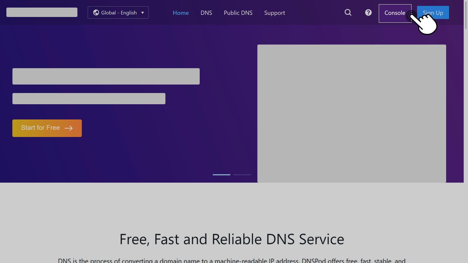 Admin Configure DNS Settings On DNSpod