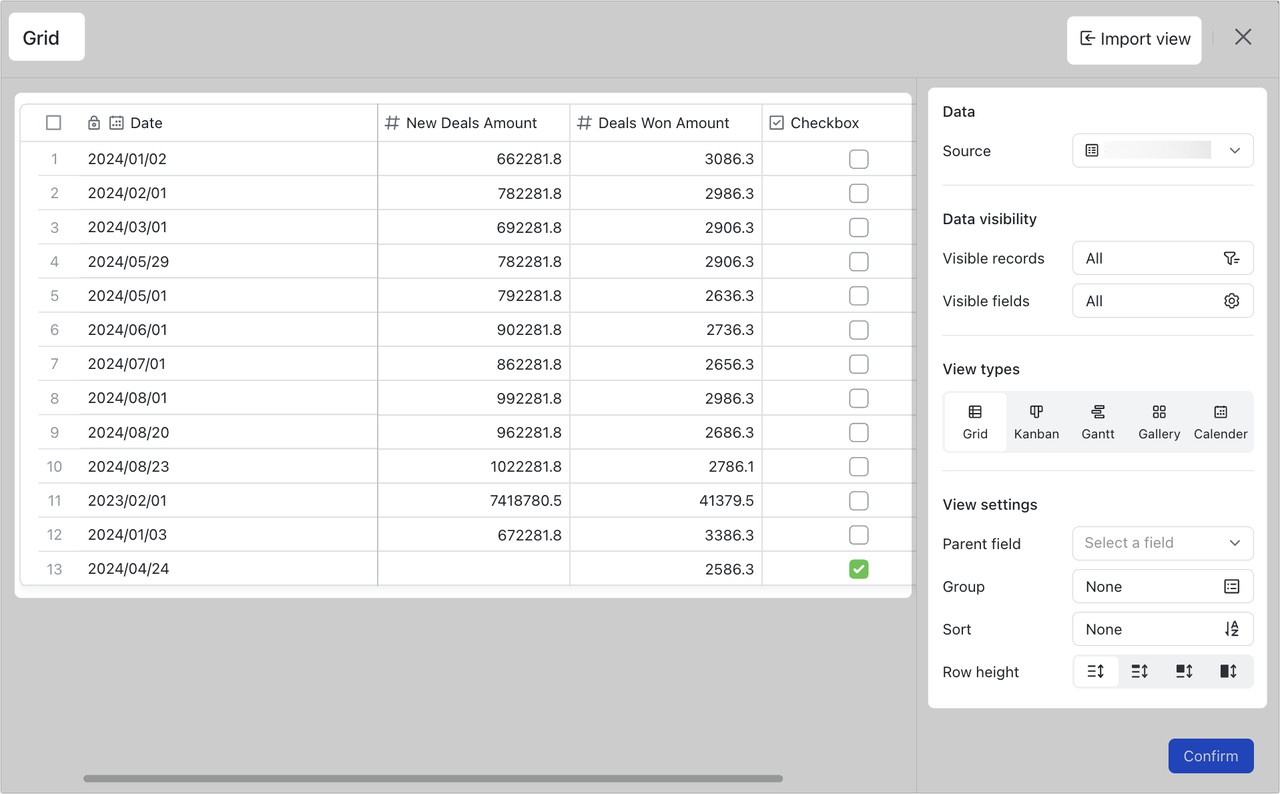 Use view blocks in dashboards