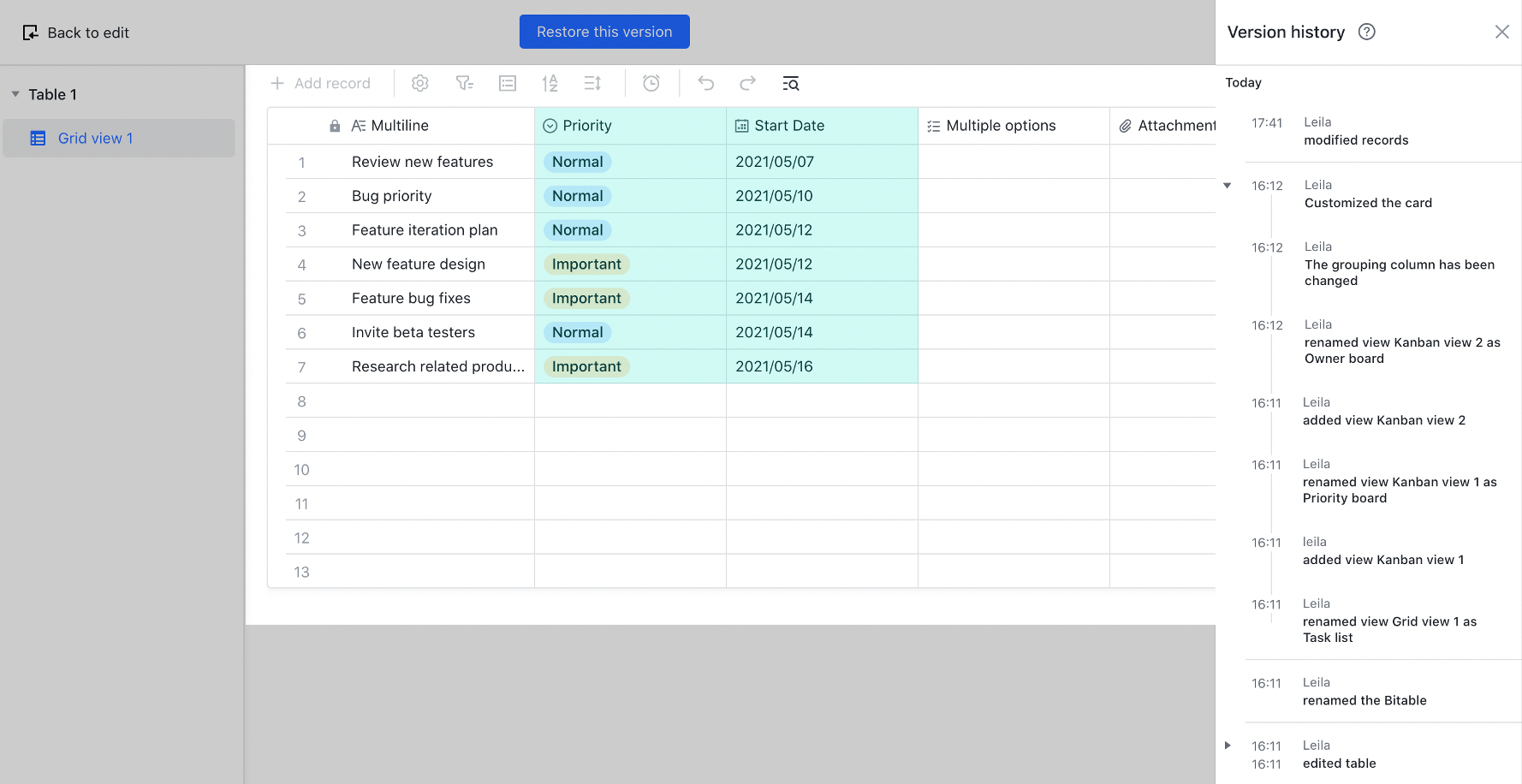 Feishu Docs updates