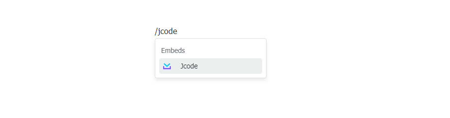 Embed Jcode in documents