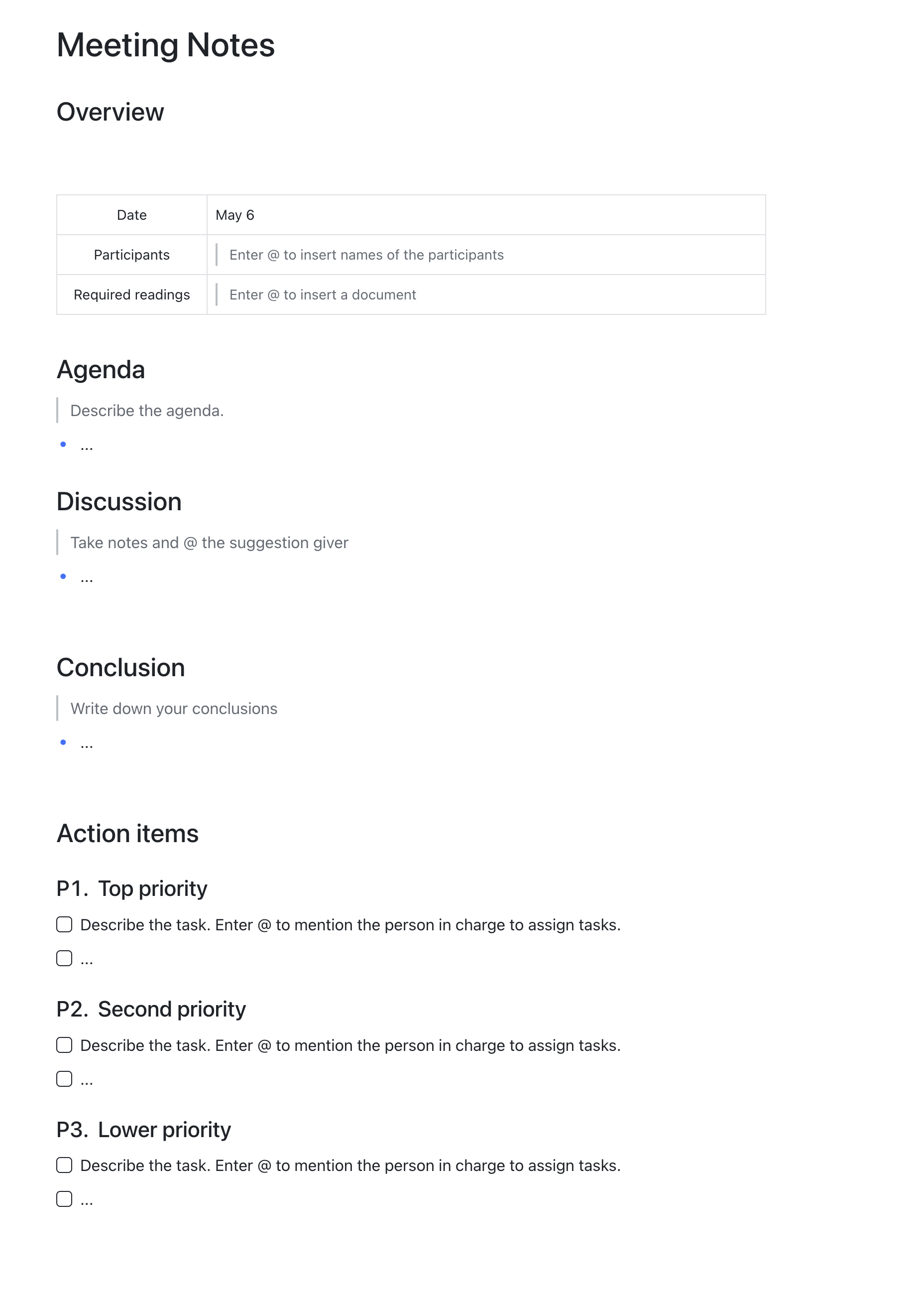 Transform Meetings With A Single Document 