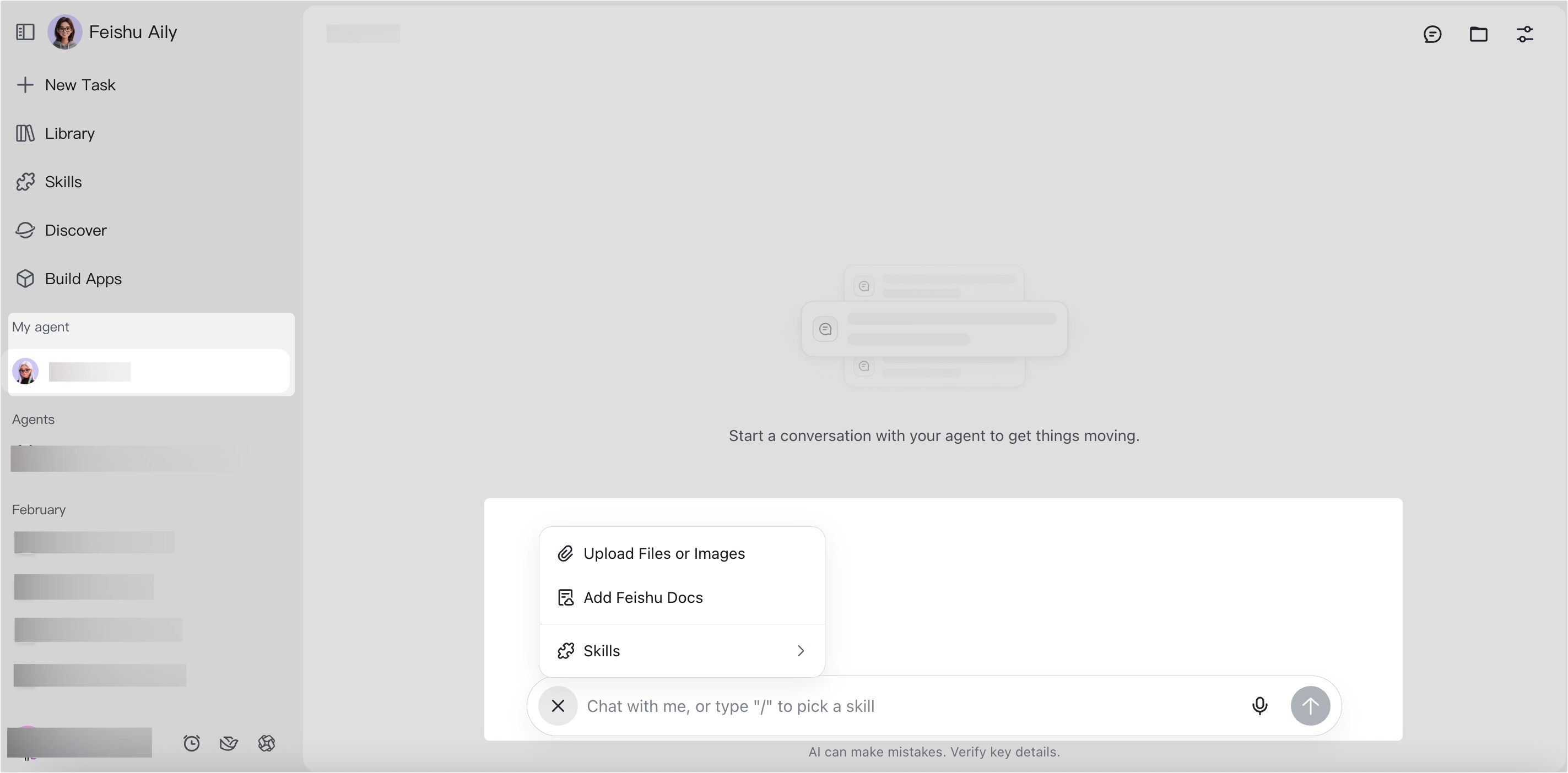 Get started with Feishu Aily