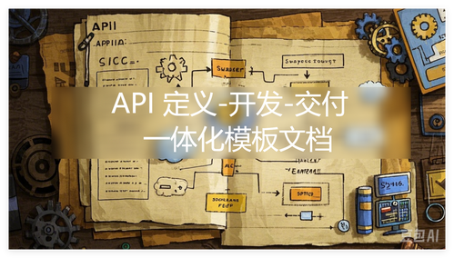 API“定义-开发-交付”一体化模板文档