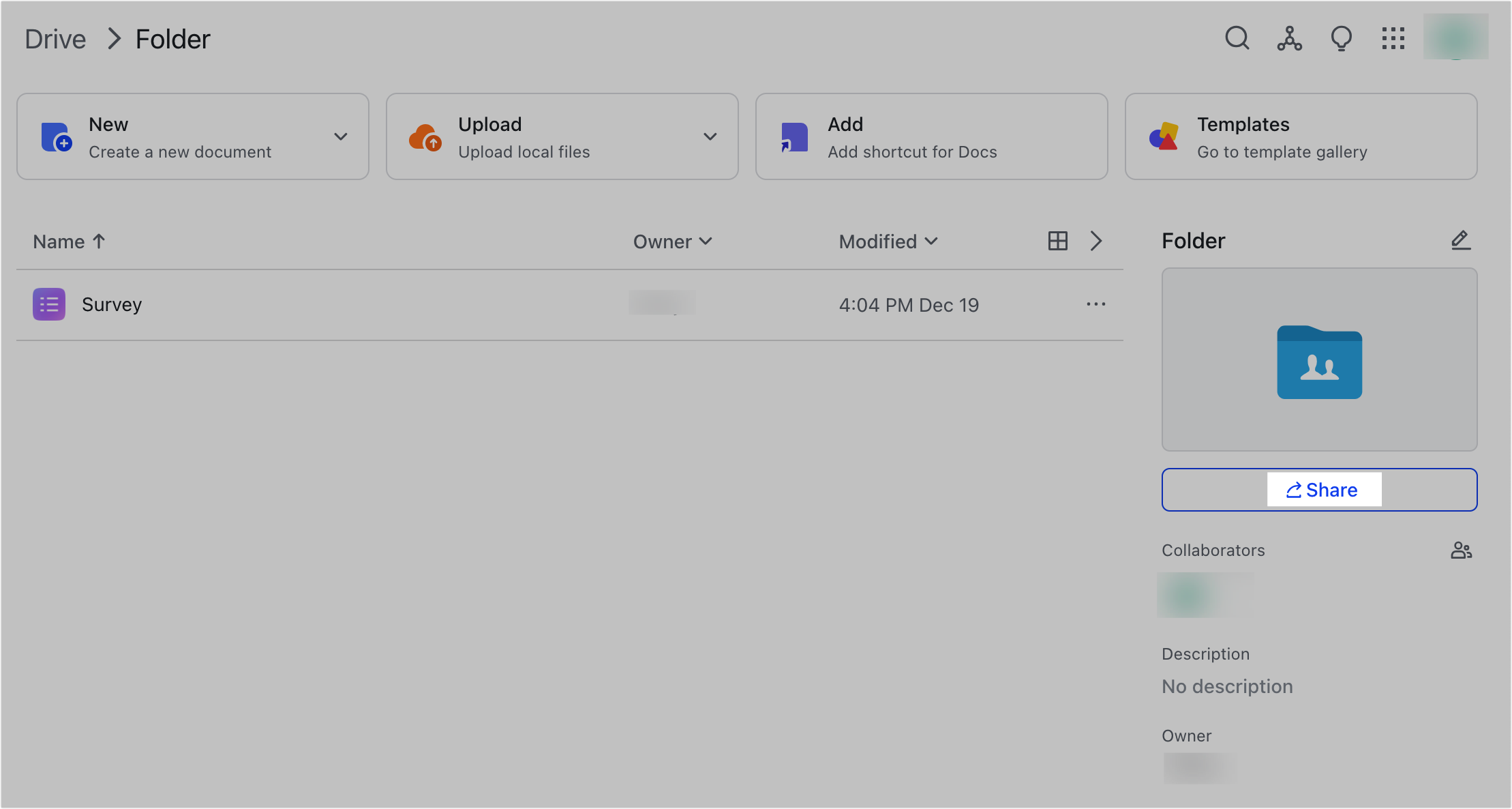 Share folders