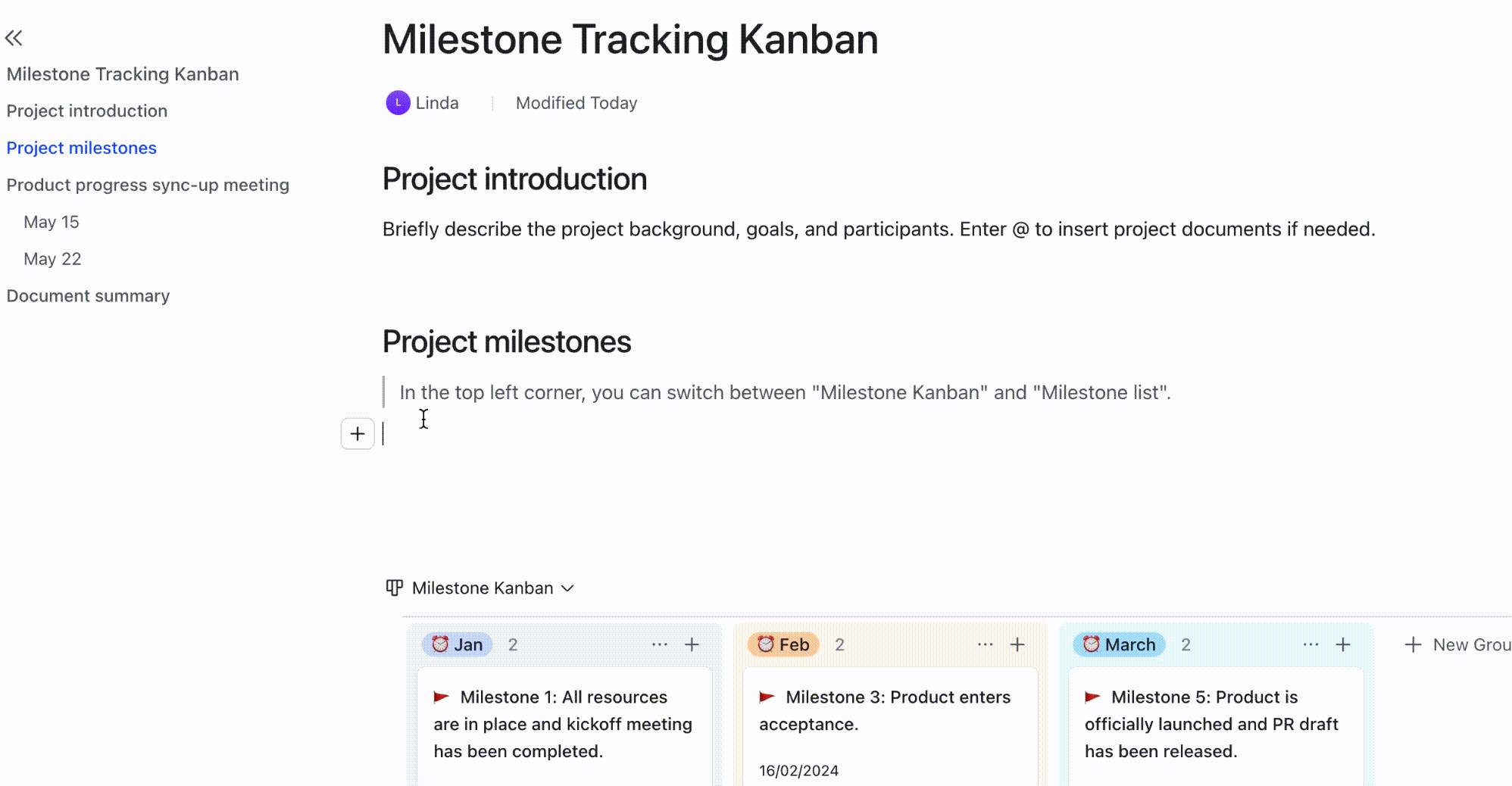 Use Markdown in Docs